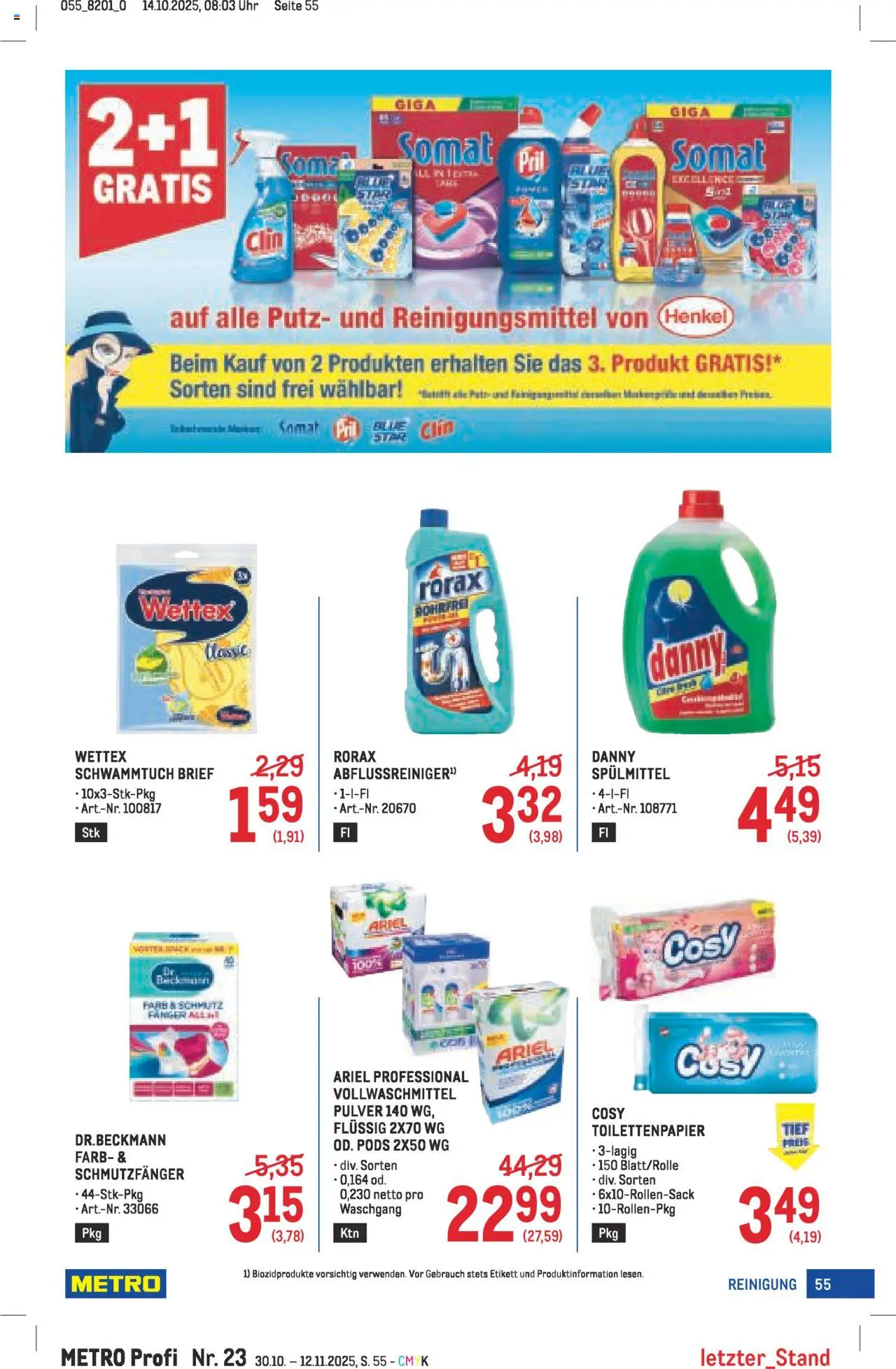 Metro angebote Profi gültig ab 30.10.2025 | Seite: 55 | Produkte: Uhr