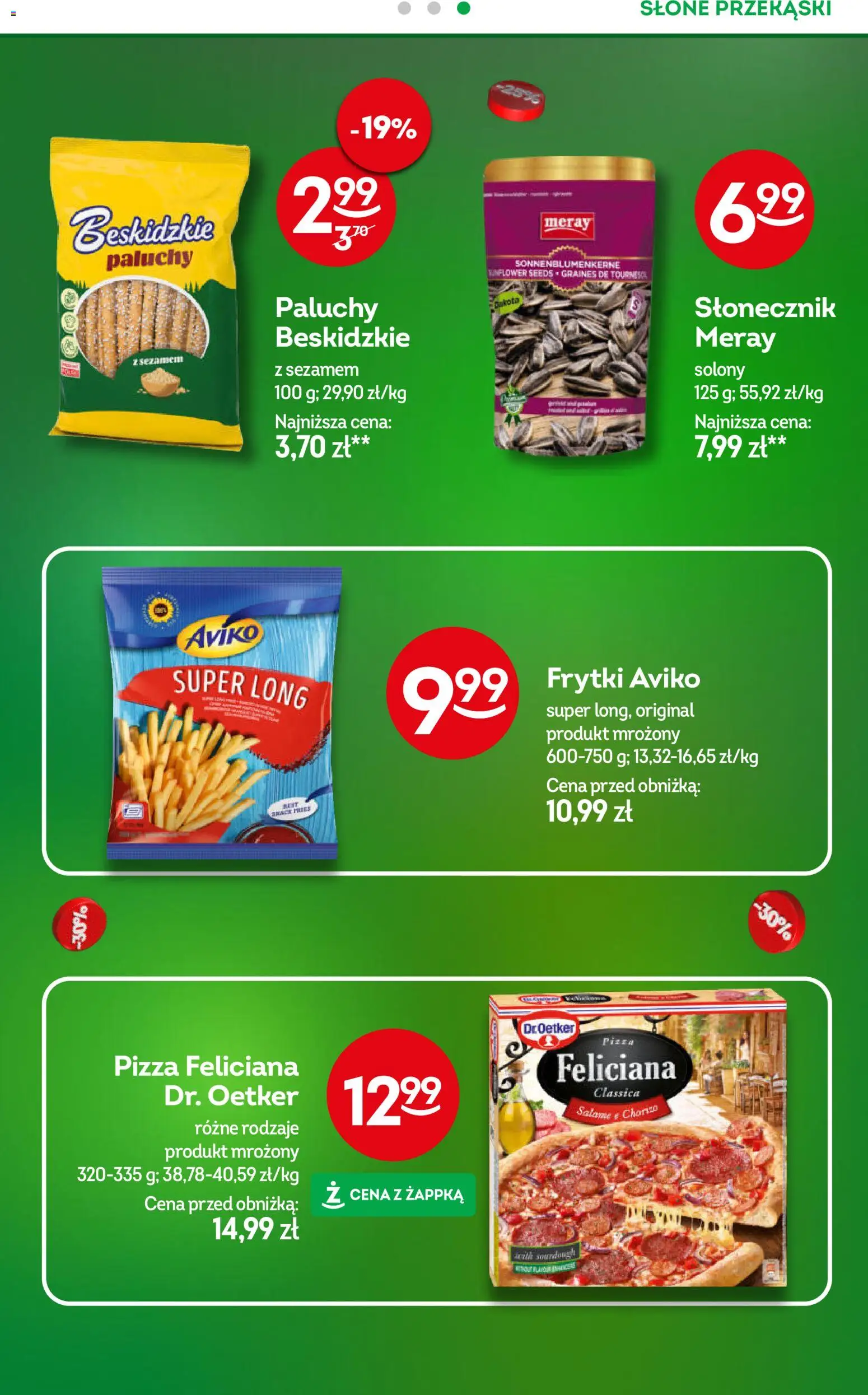 Żabka Gazetka od 25.02.2026 | Strona: 26 | Produkty: Słonecznik, Pizza, Frytki