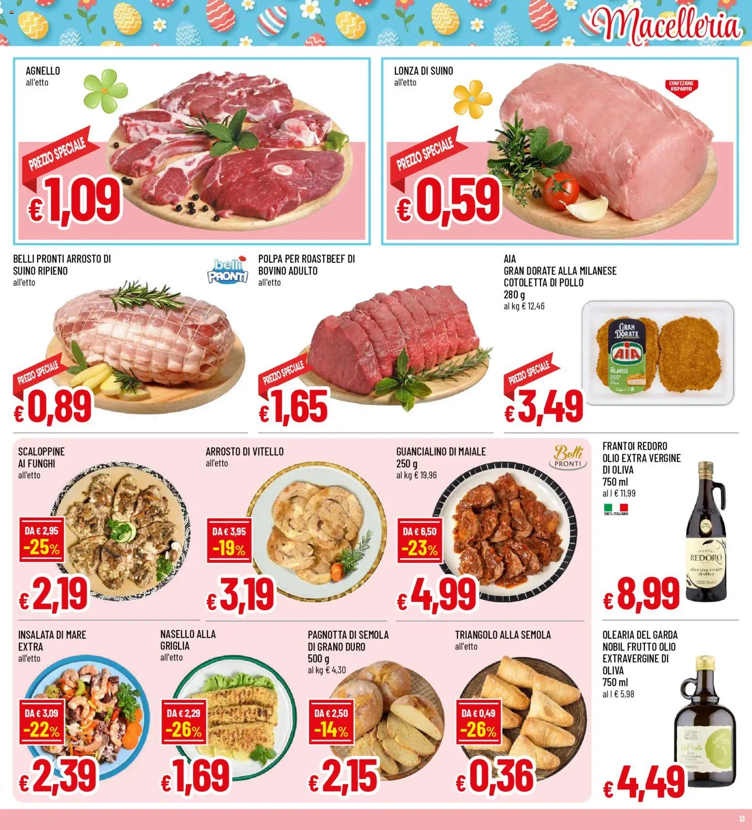 Volantino Galassia del 23.03.2026 | Pagina: 13 | Prodotti: Bovino, Pollo, Griglia, Agnello