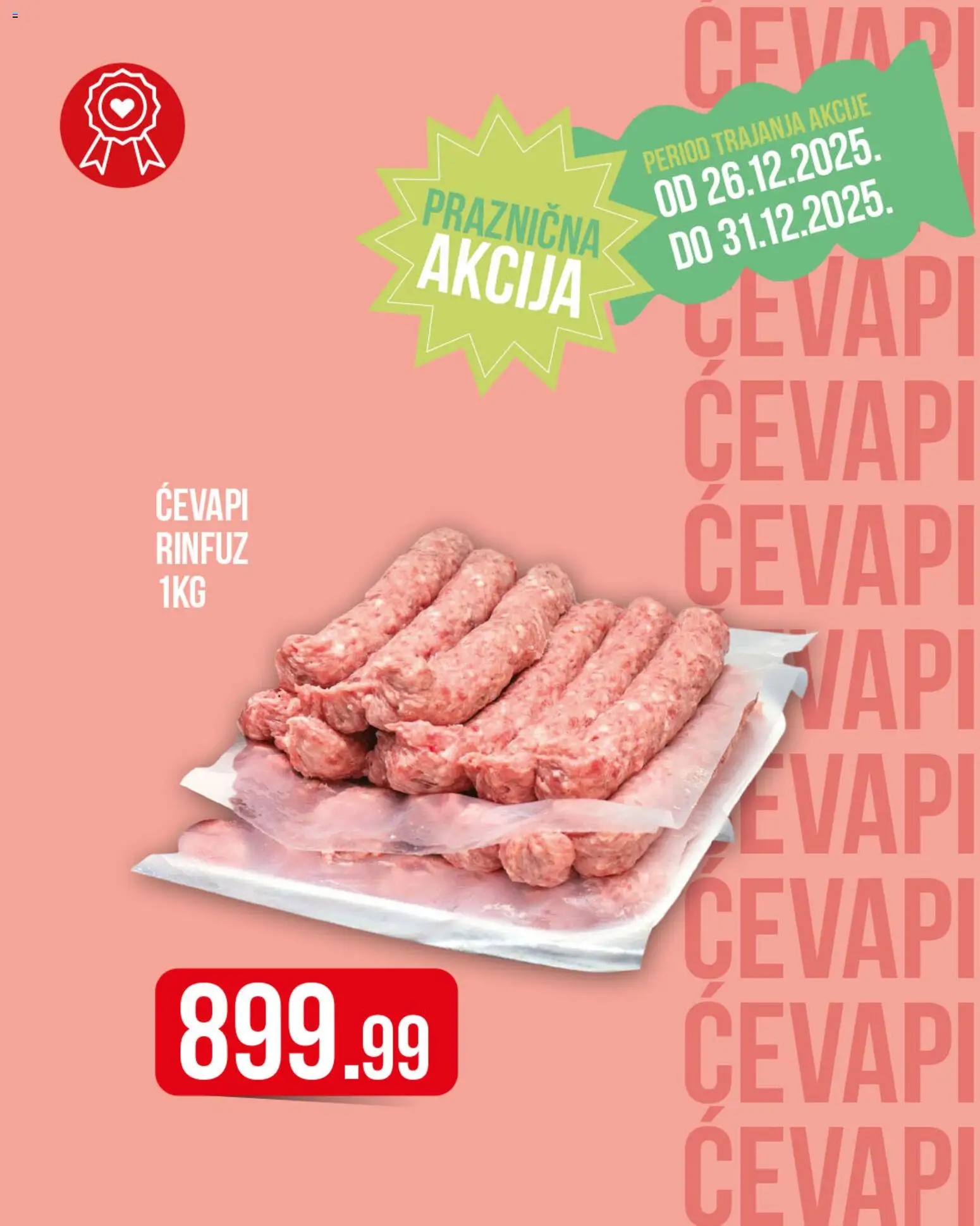 Metalac Proleter katalog - važi od 26.12.2025 | Strana: 3 | Proizvode: Ćevap