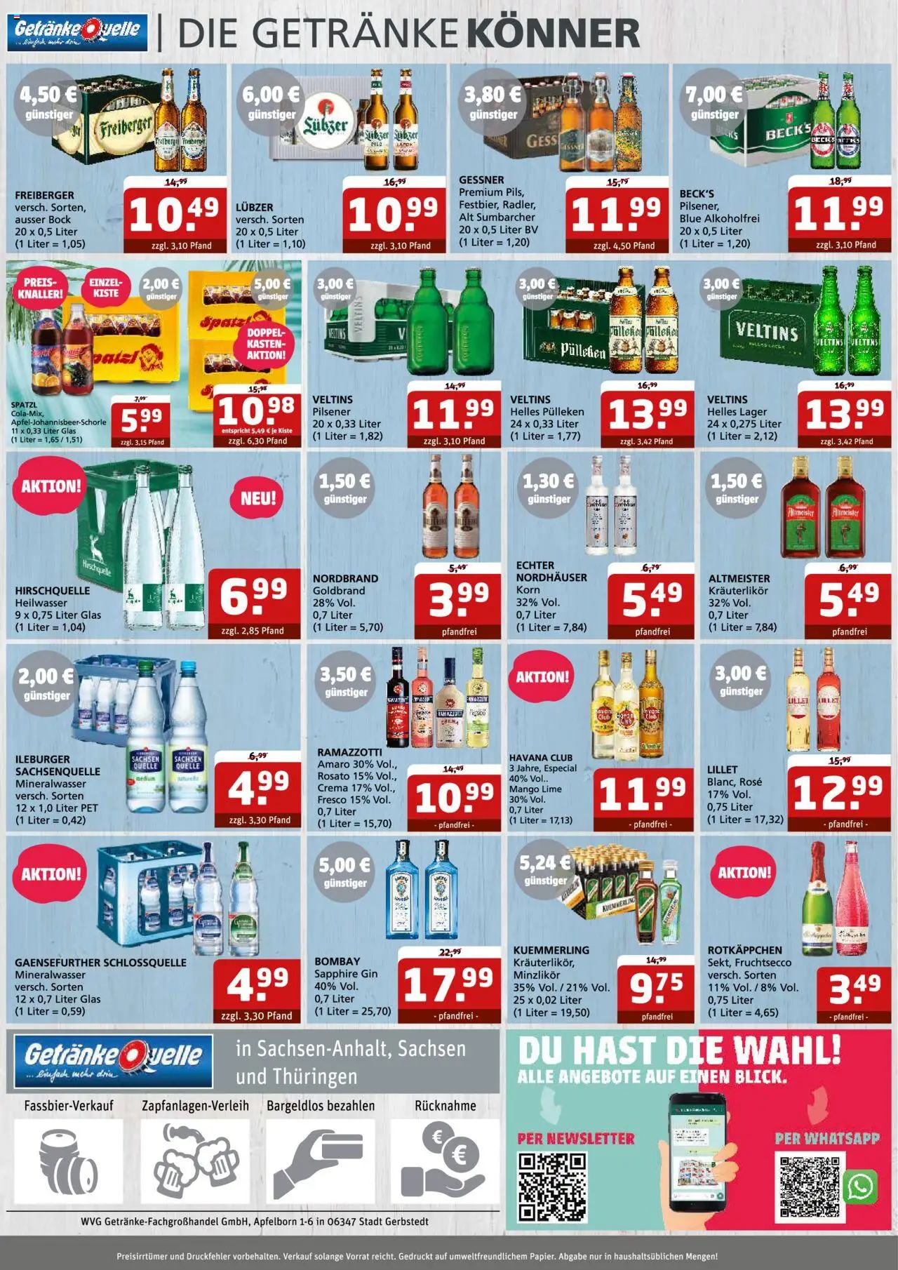 Getränke Quelle Prospekt - gültig ab dem 04.08.2025 | Seite: 6 | Produkte: Lillet, Fruchtsecco, Lubzer, Veltins