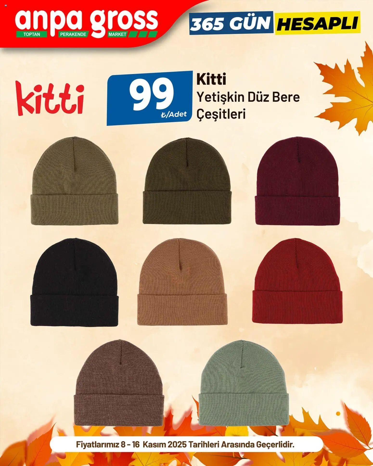 Anpa Gross İndirim Kitti bere - 08.11.2025 tarihinden itibaren geçerlidir | Sayfa: 2
