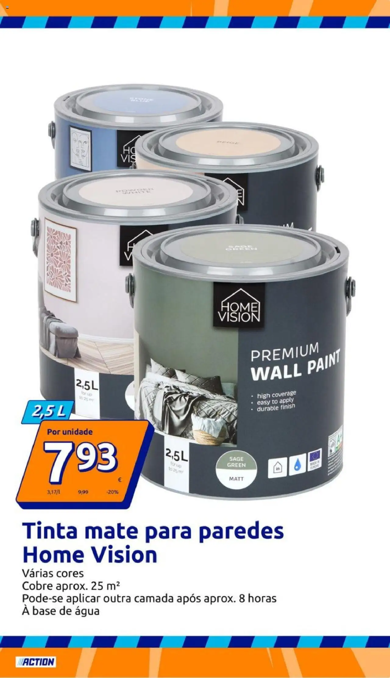 Action folheto │ válido de 17.09.2025 | Página: 9 | Produtos: Agua, Tinta, Base