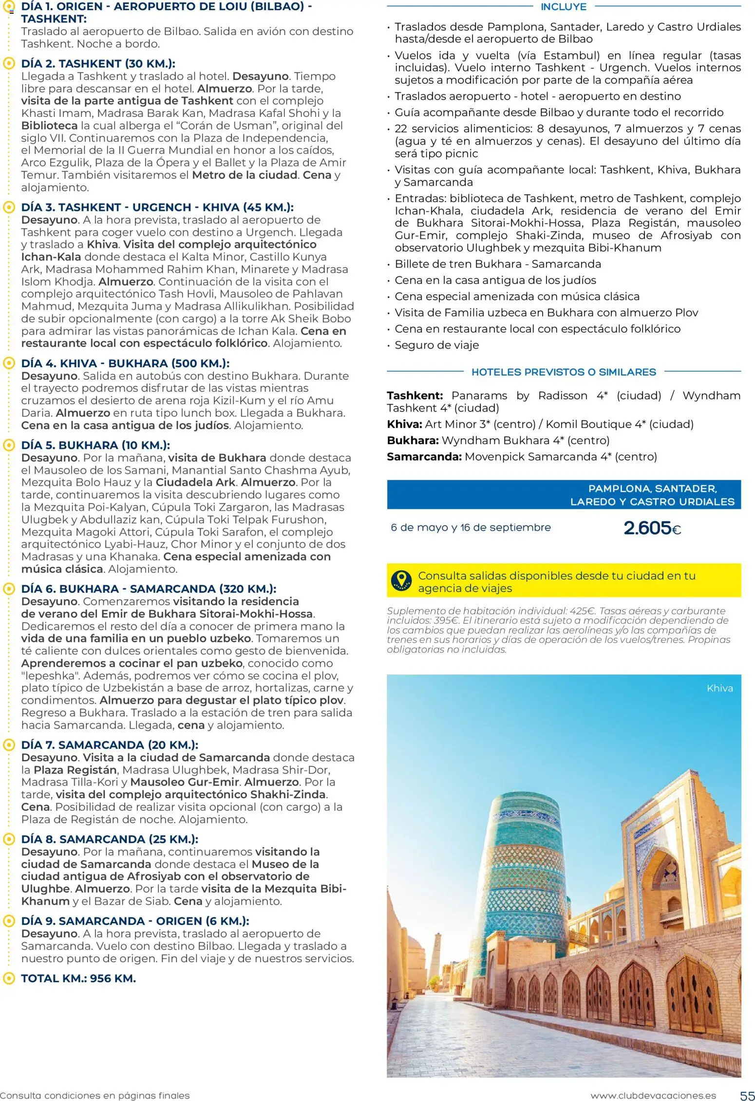 Viajes El Corte Inglés Zona Norte │ válido desde el 01.01.2026 | Página: 55