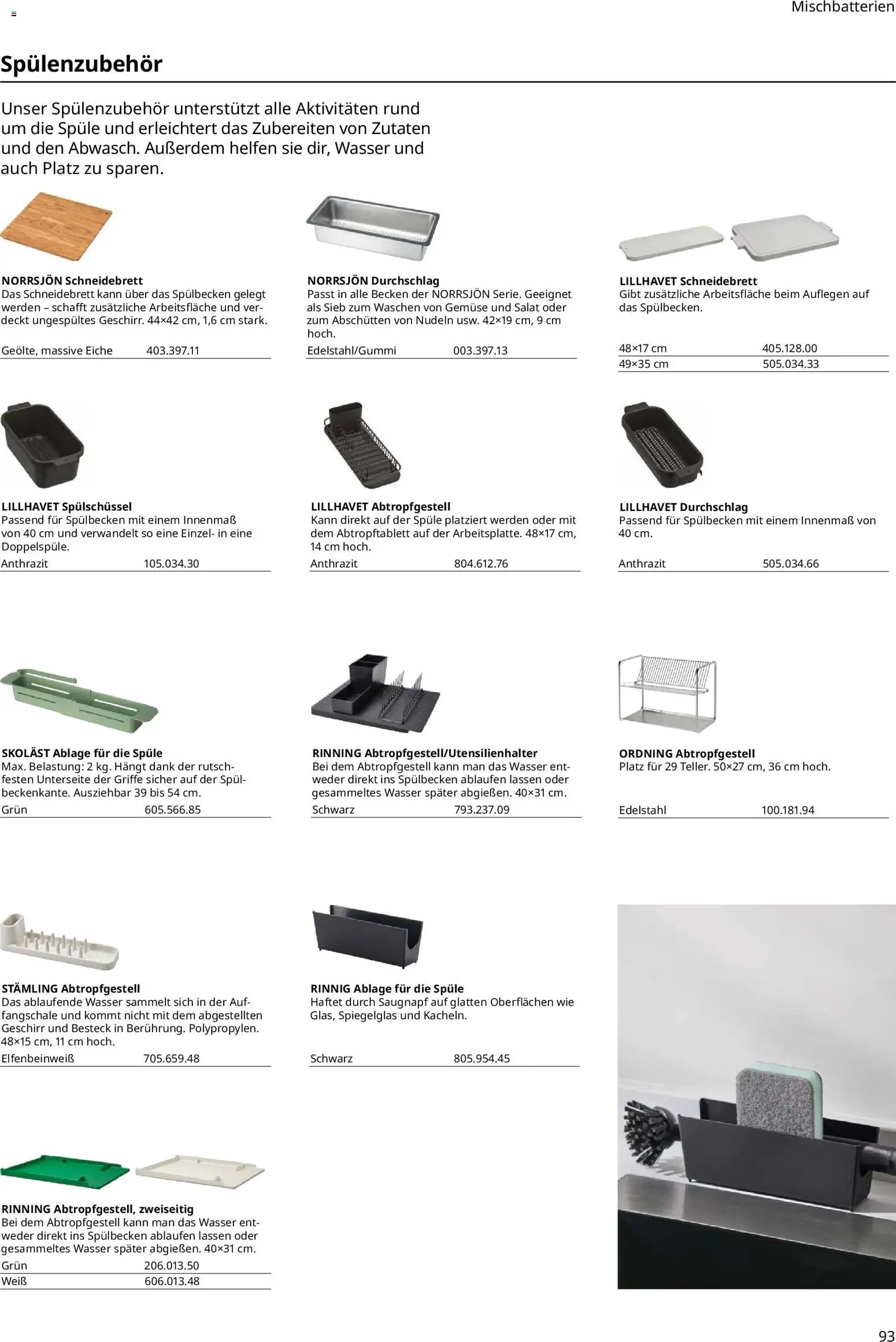 Ikea Küchen  – gültig ab 02.01.2026 | Seite: 93 | Produkte: Wasser, Gemüse, Nudeln, Salat