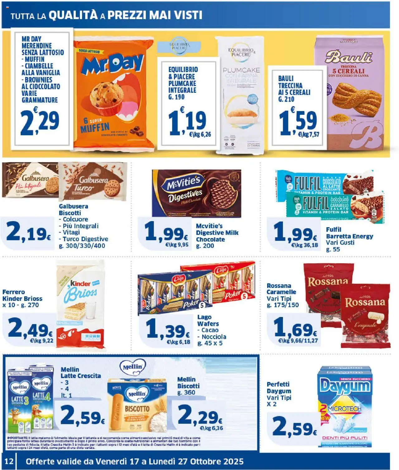 Volantino SIGMA del 17.10.2025 | Pagina: 12 | Prodotti: Caramelle, Cereali, Zucchero, Barretta