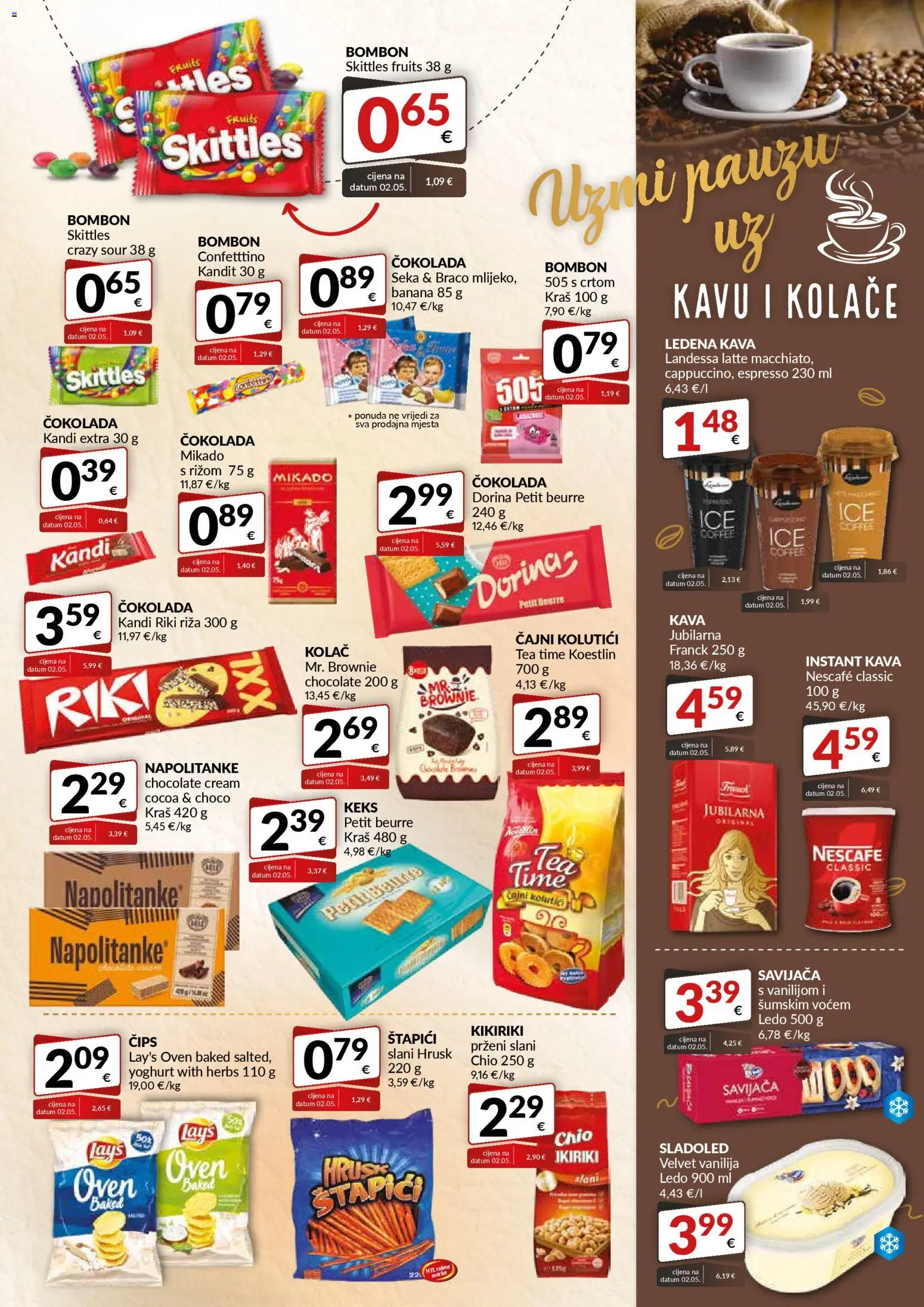 Bakmaz katalog | vrijedi od 06.11.2025 | Stranica: 5 | Proizvodi: Dorina, Petit Beurre, Keks, Napolitanke