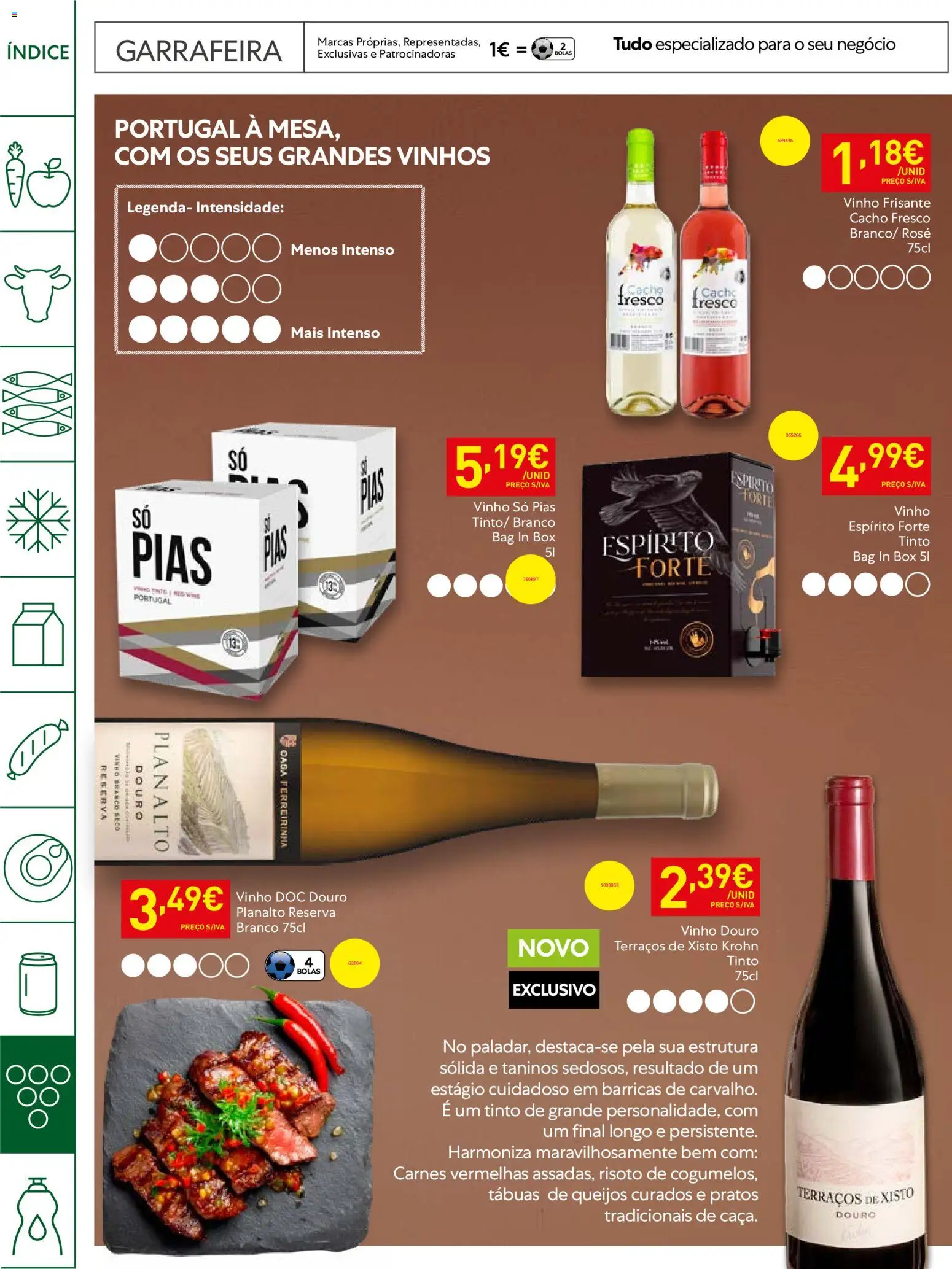 Recheio Horeca │ válido de 14.04.2026 | Página: 26 | Produtos: Pratos, Vinho