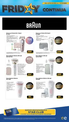 Anteprima del volantino Euronics Campania, Calabria catalogo valido a partire dal 13.11.2025 | Pagina: 356 | Prodotti: Rasoio, Tè, Epilatore elettrico, Batteria