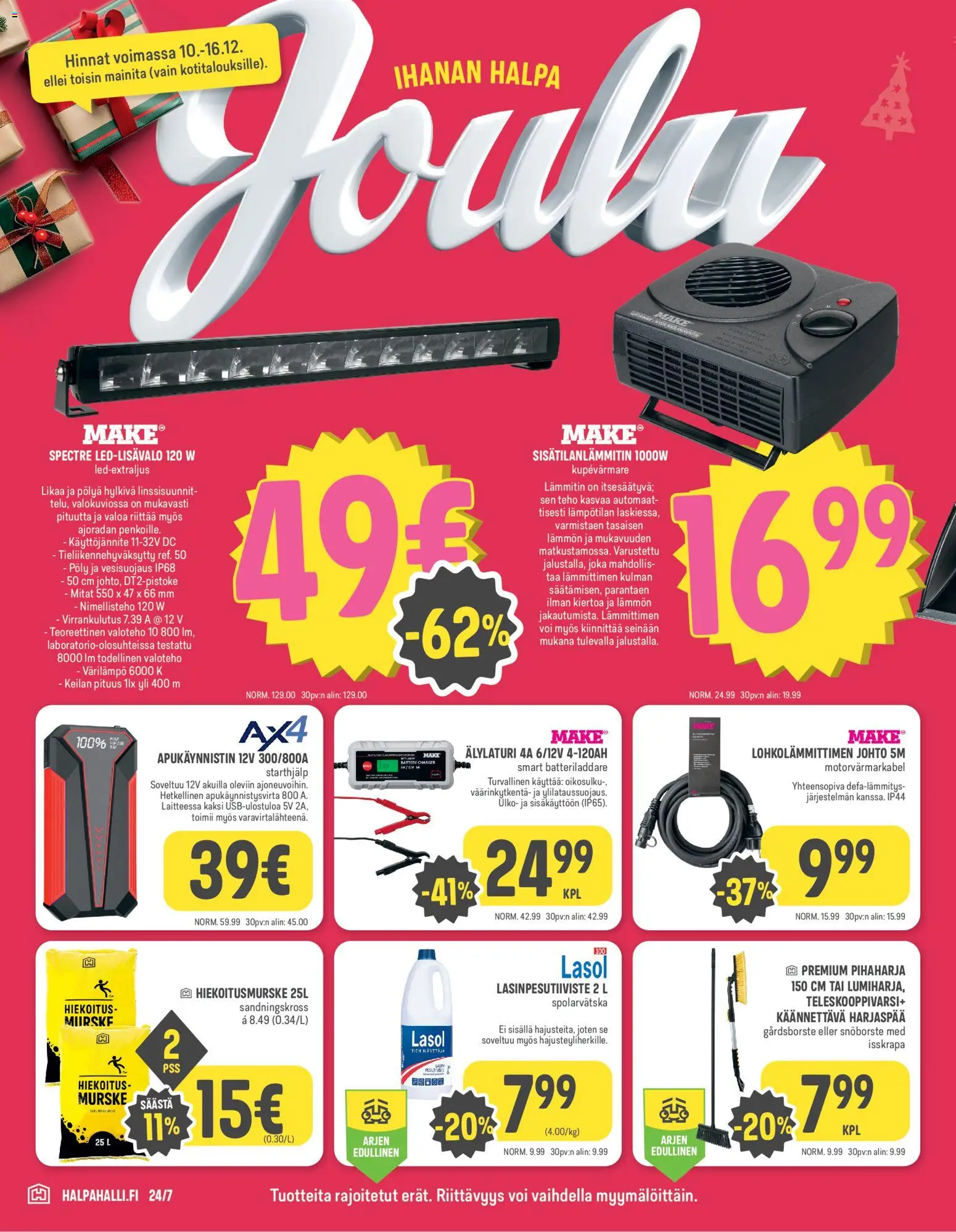 Halpa Halli tarjoukset – voimassa 10.12.2025 alkaen | Sivu: 8 | Tuotteet: Voi
