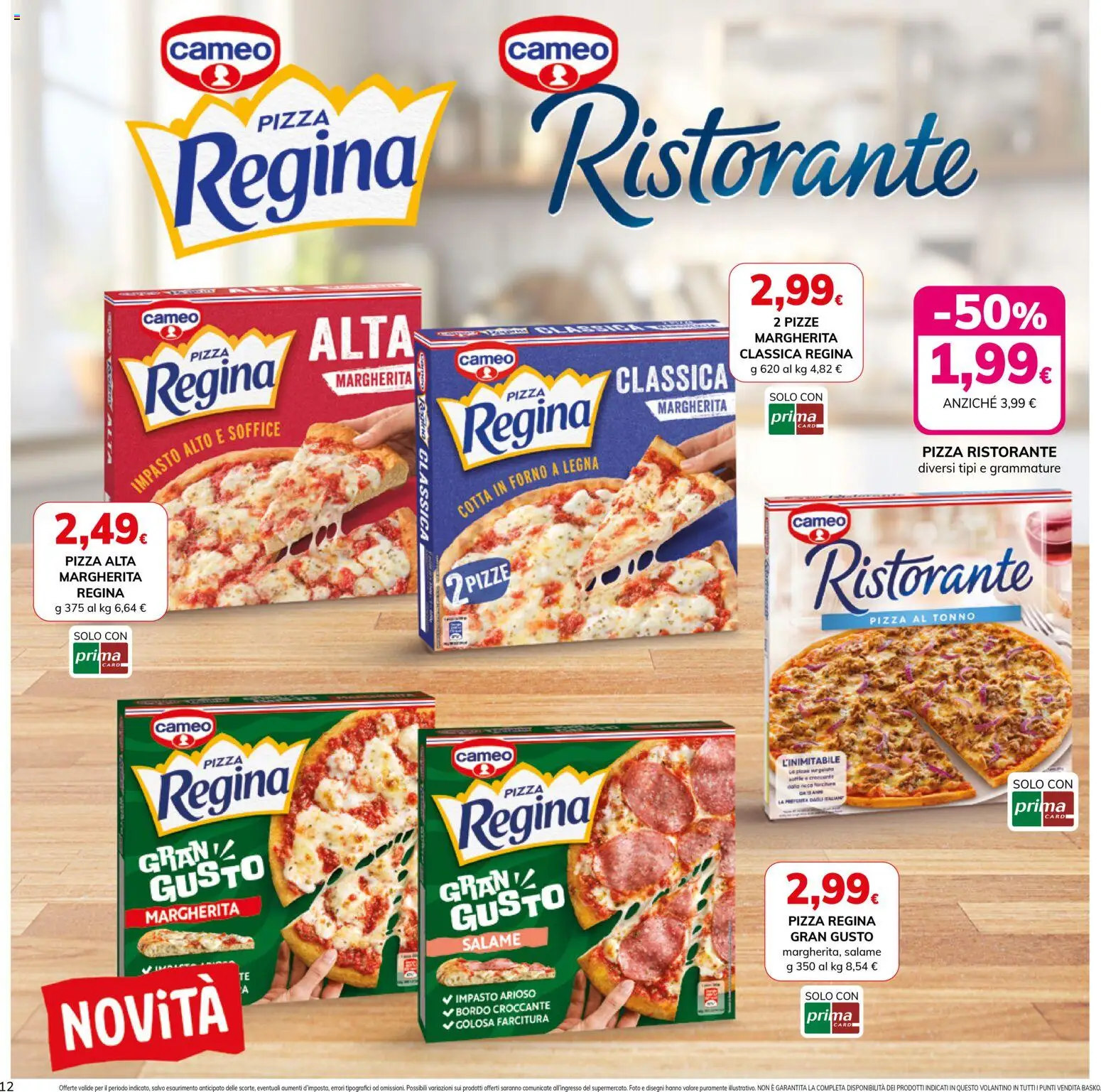 Volantino Basko del 13.01.2026 | Pagina: 12 | Prodotti: Salame, Pizza, Tonno, Forno