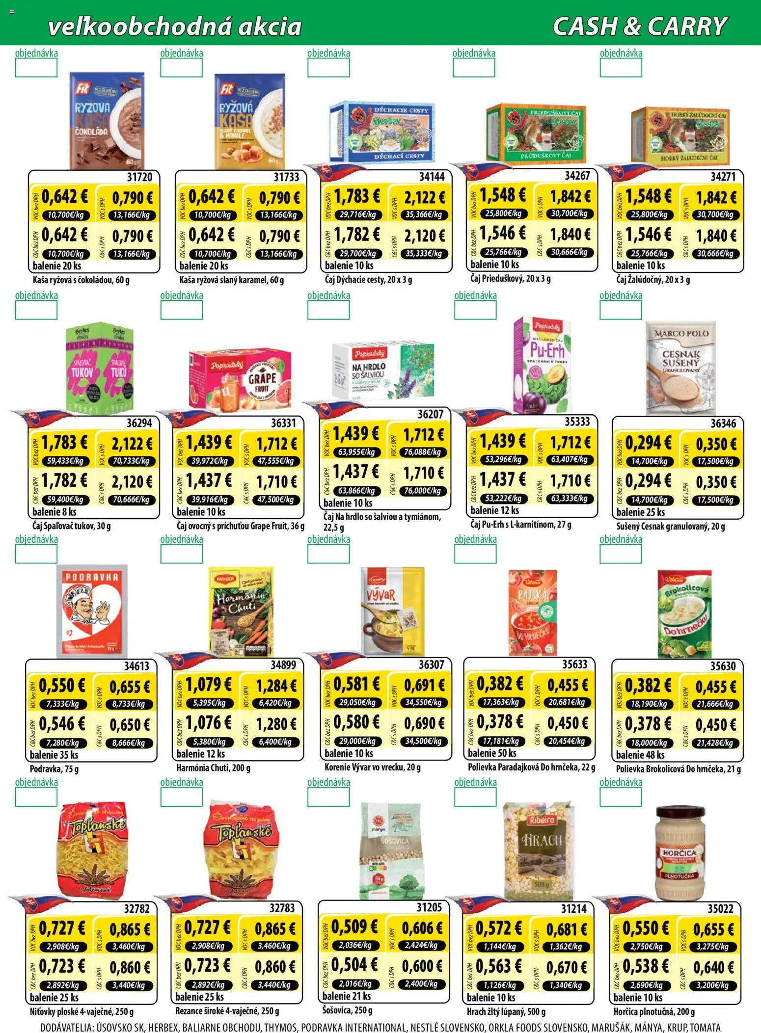 Nové Milk Agro akcie – leták je platný od 04.02.2026 | Strana: 5 | Produkty: Hrach, Šošovica, Cesnak, Rezance