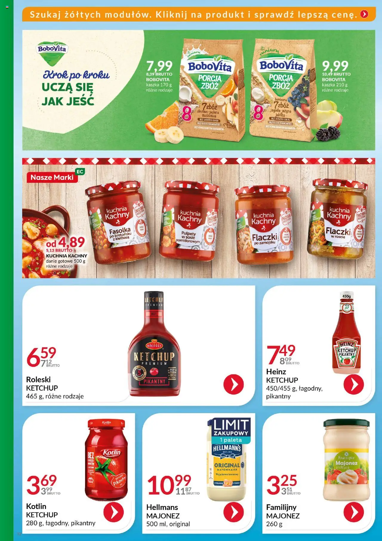 Eurocash Gazetka - Katalog Artykułów Spożywczych od 21.09.2025 | Strona: 32 | Produkty: Kiełbasa, Ketchup, Majonez