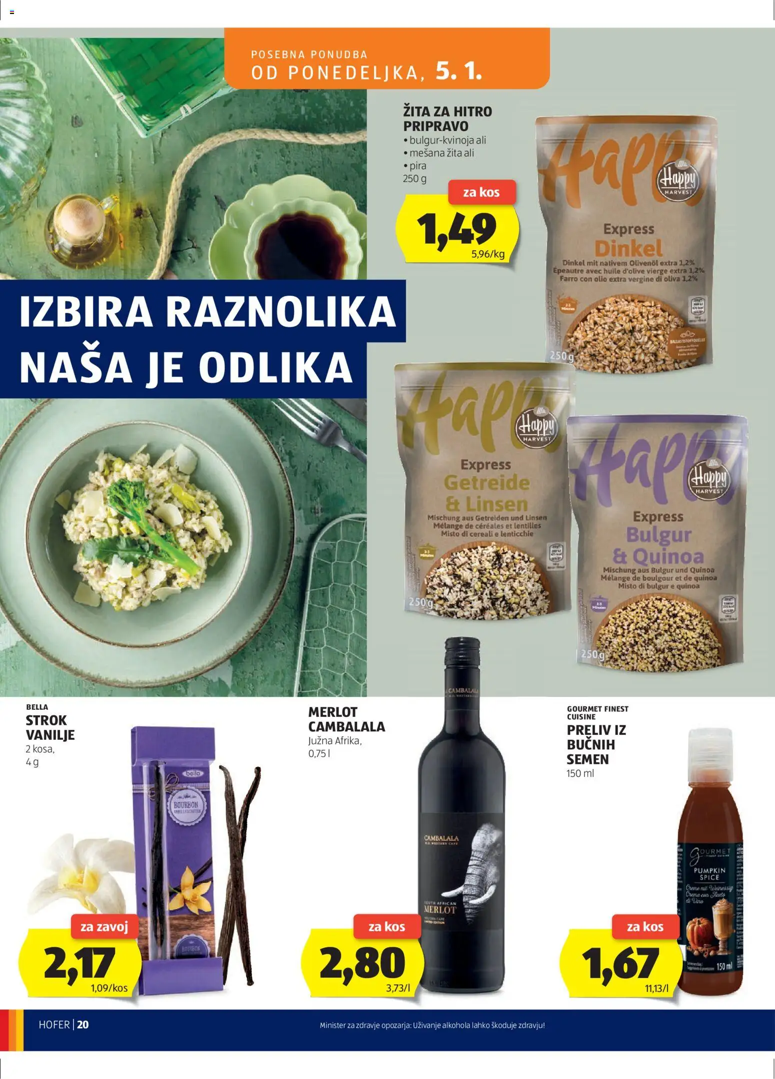 Novi Hofer katalog ponudbe – veljaven od 30.12.2025 | Stran: 20
