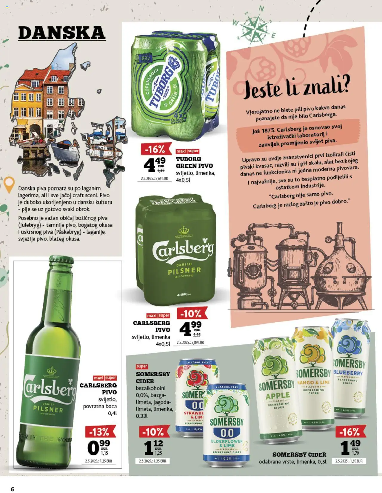 Konzum HR akciós ujság - amely érvényes a következő dátumtól: 15.09.2025 | Oldal: 6 | Termékek: Lime, Cider, Mangó