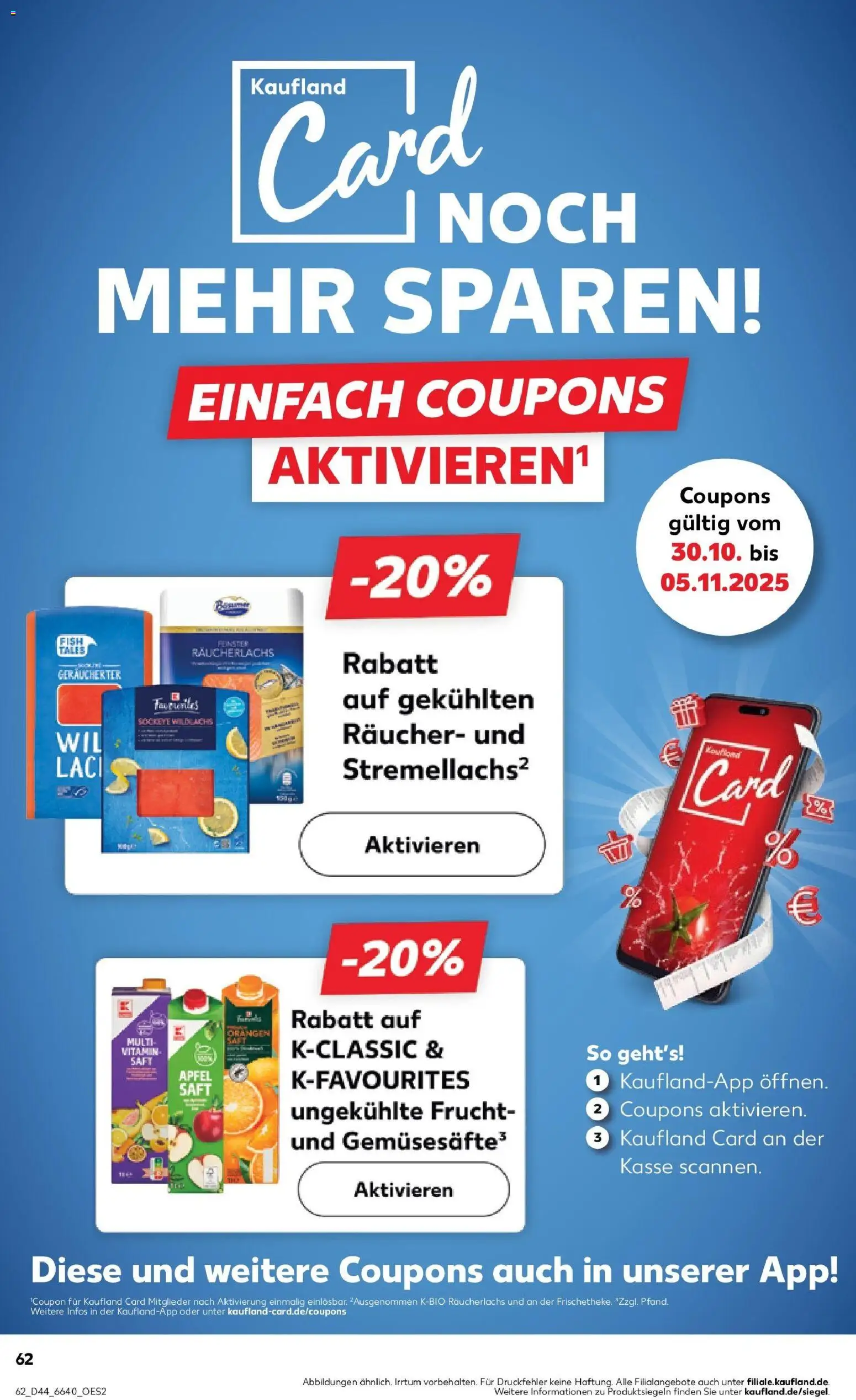 Kaufland prospekt Schrobenhausen	 – gültig ab 30.10.2025 | Seite: 70 | Produkte: Äpfel, Orangen, Apple, Räucherlachs