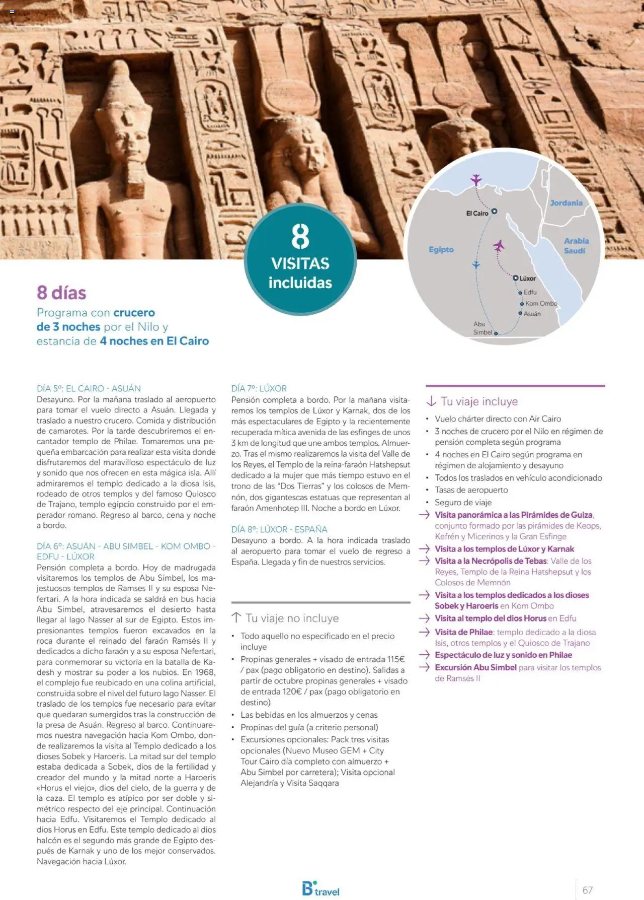 B the travel brand Egipto │ válido desde el 01.07.2025 | Página: 67