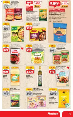 Auchan akciós ujság - amely érvényes a következő dátumtól: 19.06.2025 | Oldal: 19 | Termékek: Zsemlemorzsa, Csemegekukorica, Száraztészta, Mustár