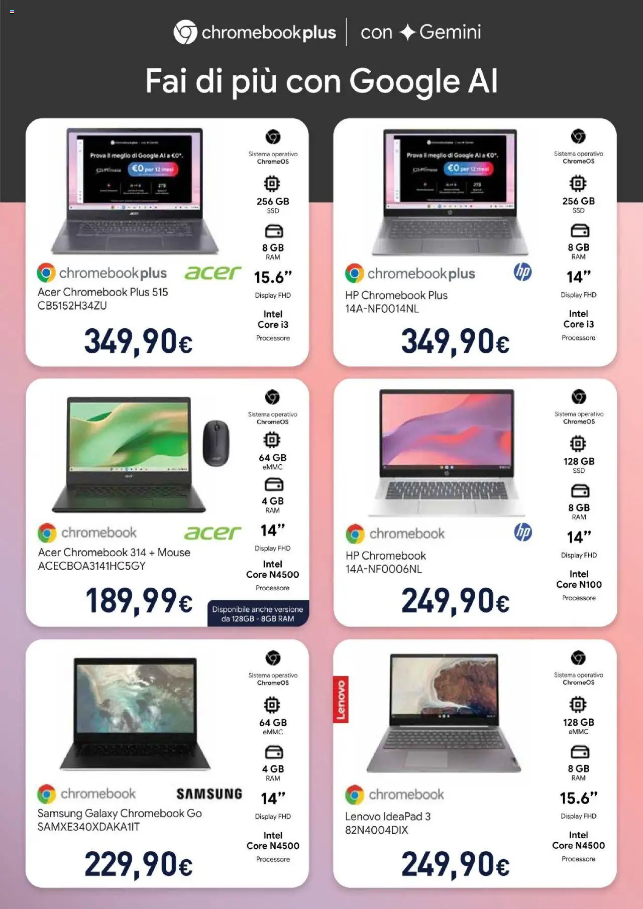 Volantino Unieuro del 01.08.2025 | Pagina: 12 | Prodotti: Samsung Galaxy, Mouse, Samsung