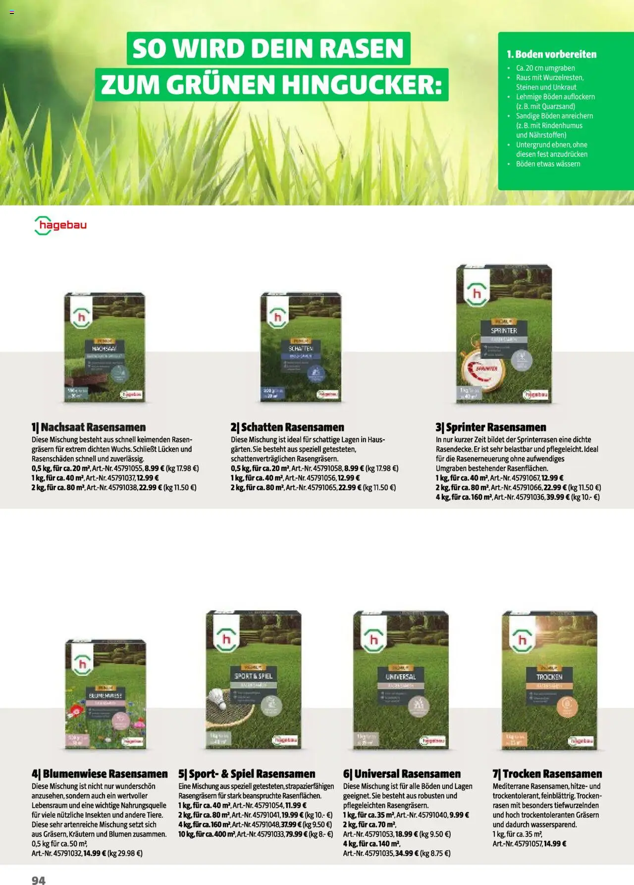 Hagebau Gartenkatalog 2025 gültig ab 05.03.2025 | Seite: 94 | Produkte: Wasser