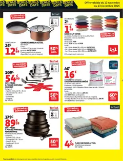 Auchan - Prévisualisation de Auchan Black Friday valide à partir de 04.11.2025 | Page: 5 | Produits: Coton, Enveloppe, Tefal, La couette