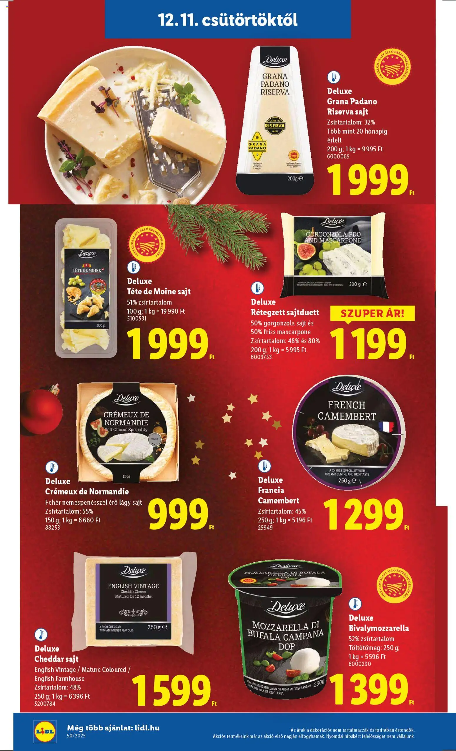 Lidl akciós ujság - amely érvényes a következő dátumtól: 11.12.2025 | Oldal: 16