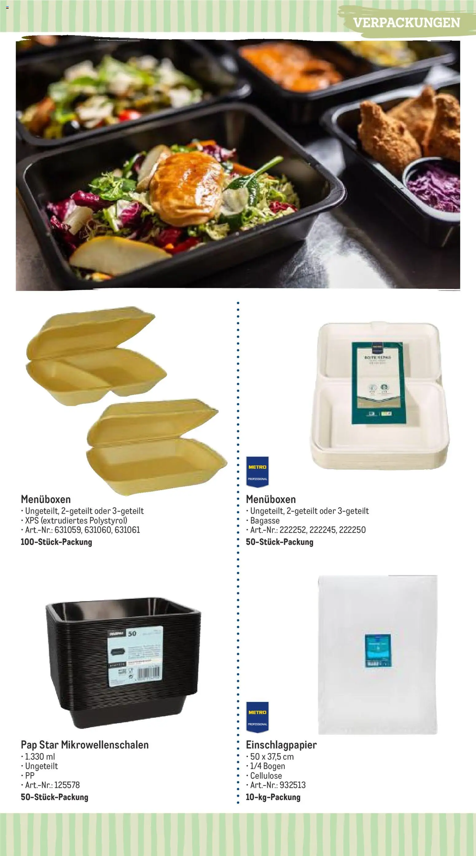 Metro Einweg- und Verbrauchsartikel – gültig ab 01.04.2026 | Seite: 7