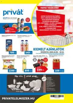 PRIVÁT Akciós újság - amely érvényes a következő dátumtól: 09.10.2025