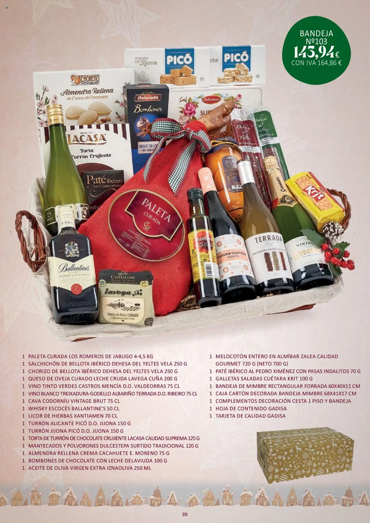 Gadis folleto │ válido desde el 16.10.2025 | Página: 20 | Productos: Whisky, Vela, Bandeja, Cesta