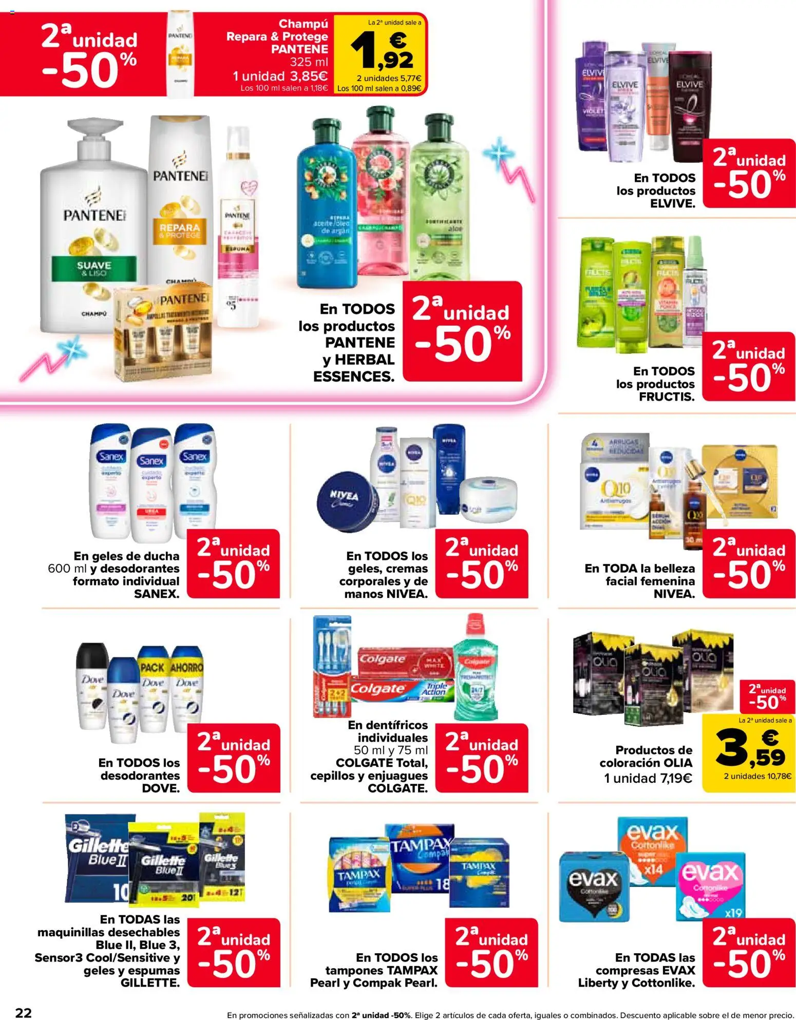 Carrefour Market folleto │ válido desde el 25.02.2026 | Página: 22 | Productos: Champú, Tampones, Γλυφιτζούρι, Ducha