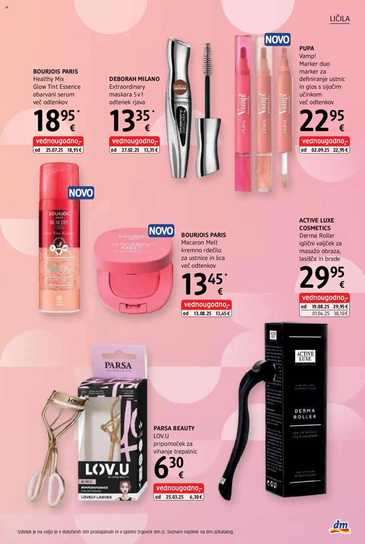 Novi DM Drogerie Markt katalog ponudbe – veljaven od 01.10.2025 | Stran: 15 | Izdelki: Licila, Maskara