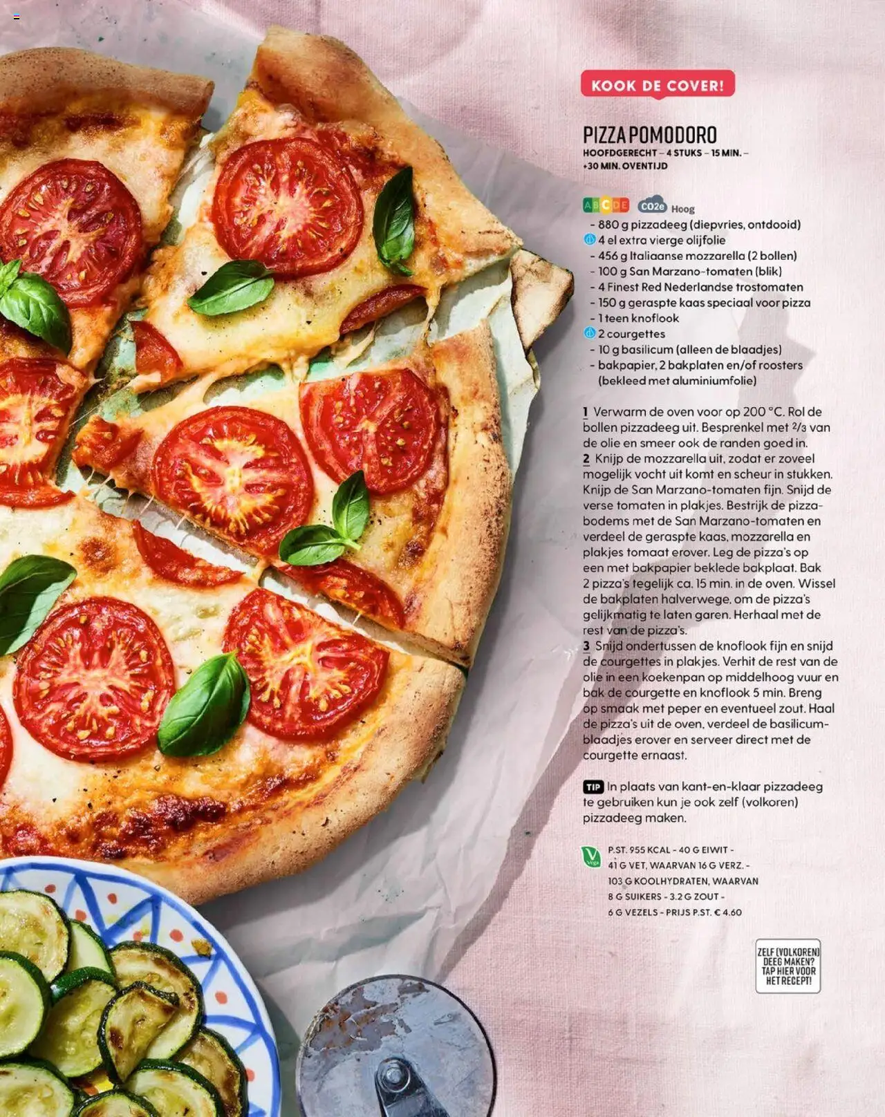  | Pagina: 26 | Producten: Kaas, Courgette, Tomaten, De oven