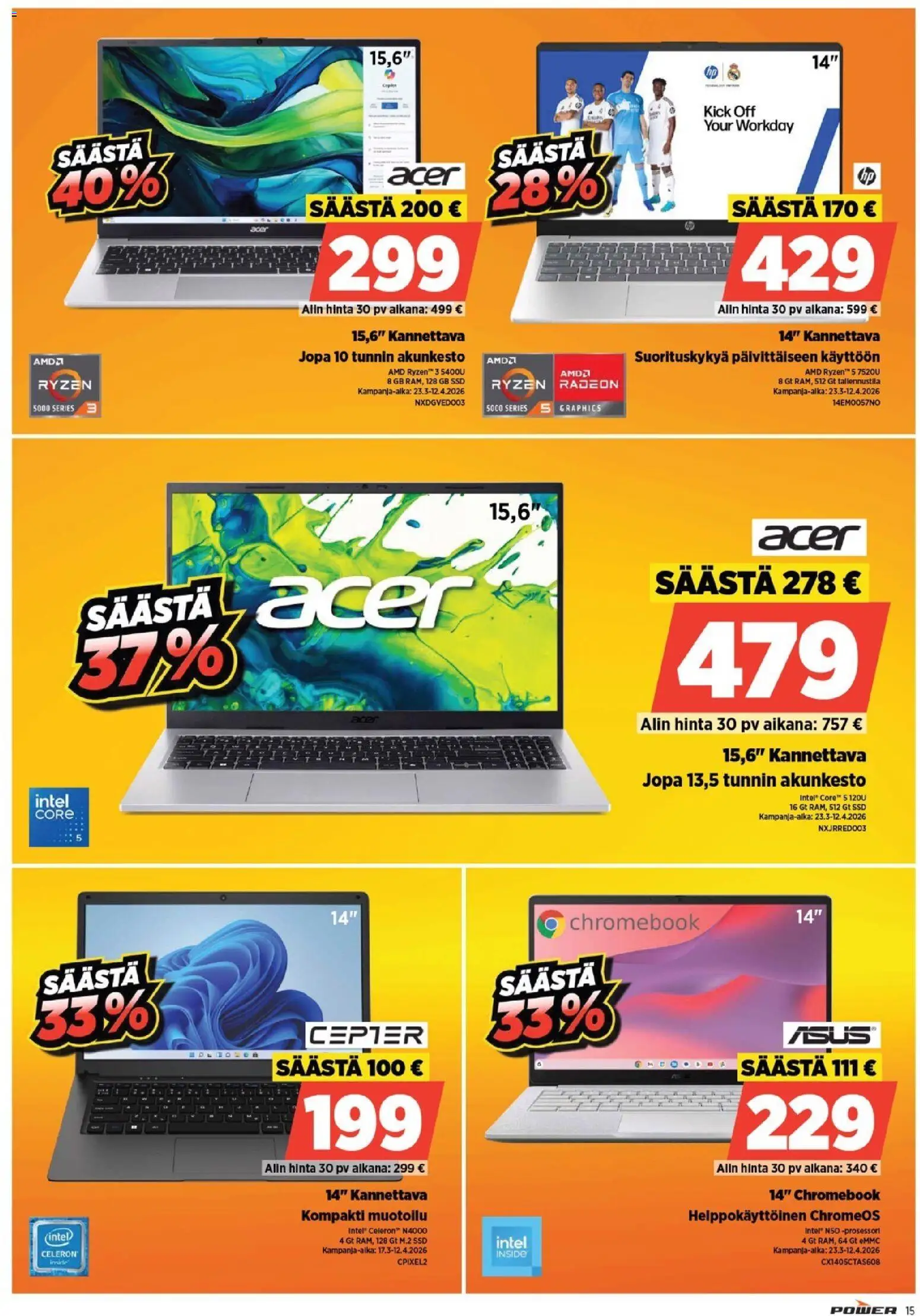 Power tarjoukset – voimassa 21.04.2026 alkaen | Sivu: 15
