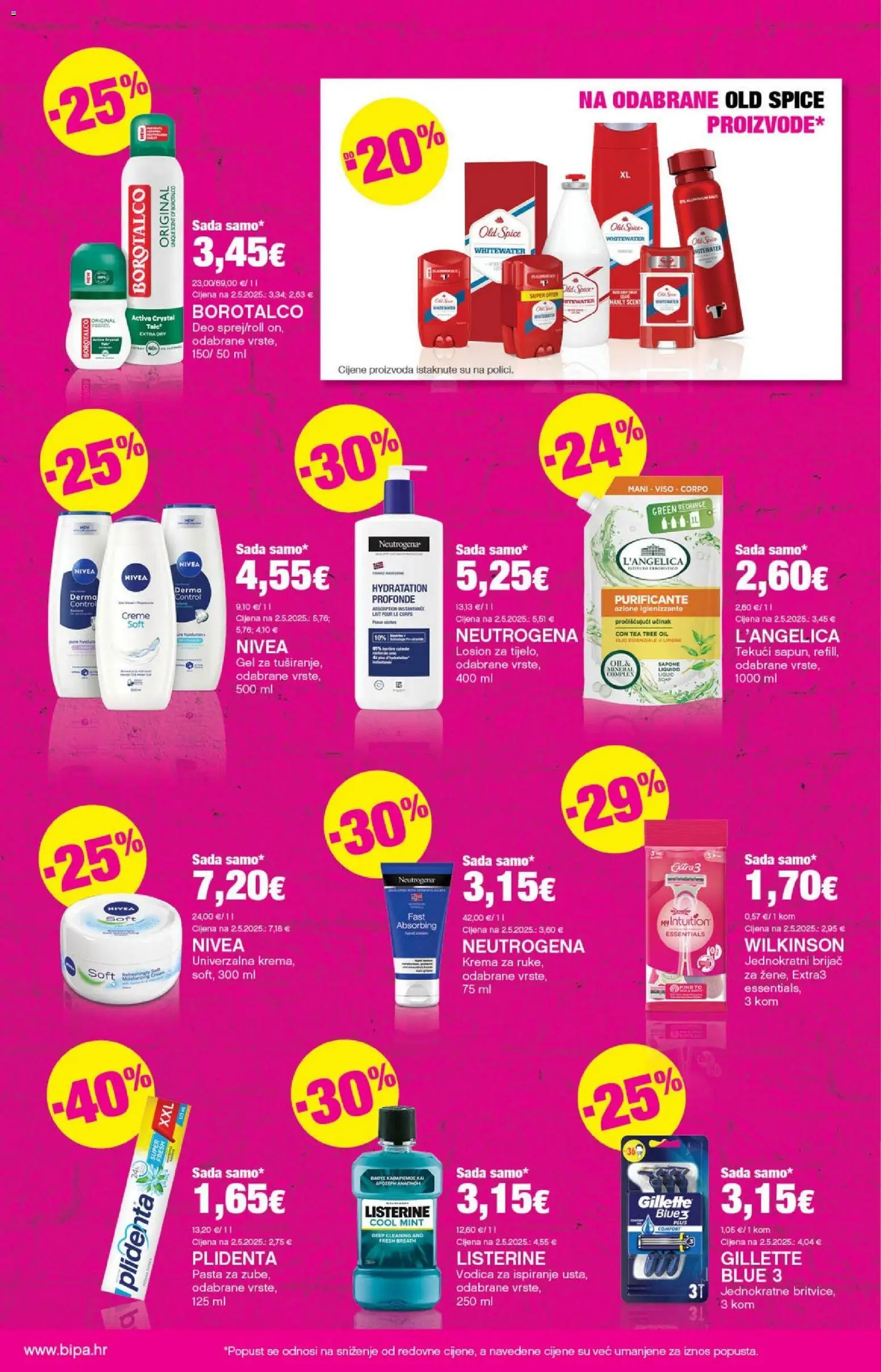 Bipa katalog | vrijedi od 08.01.2026 | Stranica: 11 | Proizvodi: Pasta, Nivea, Old Spice, L'Angelica