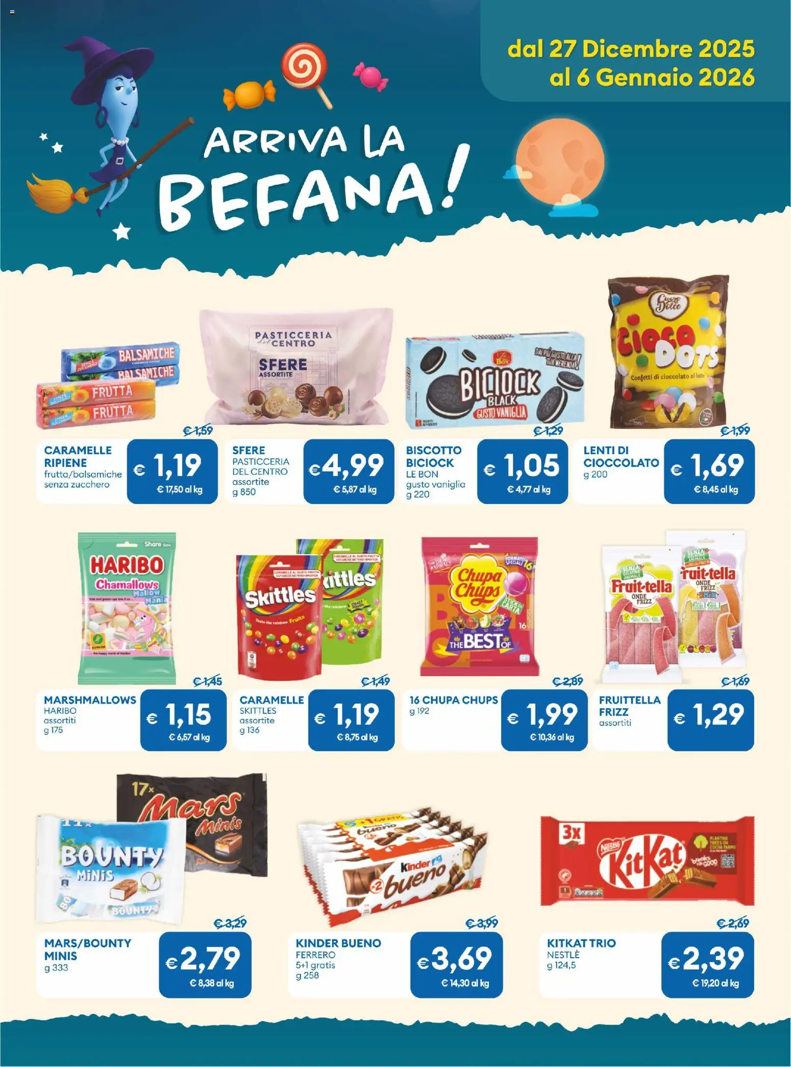Volantino MD Discount del 16.12.2025 | Pagina: 35 | Prodotti: Cioccolato, Caramelle, Zucchero, Latte
