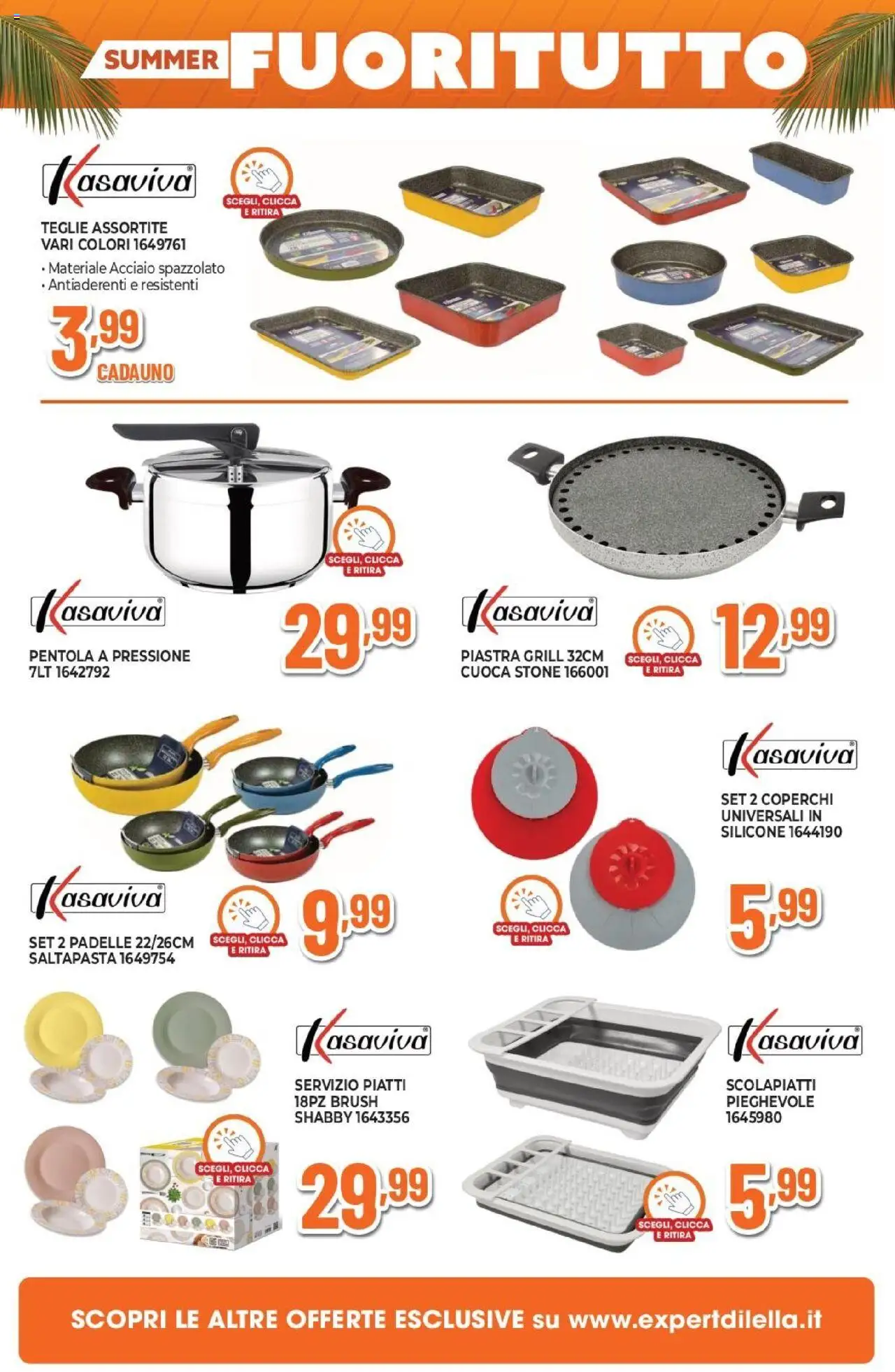 Volantino Expert del 31.07.2025 | Pagina: 9 | Prodotti: Silicone, Pentola a pressione, Scolapiatti