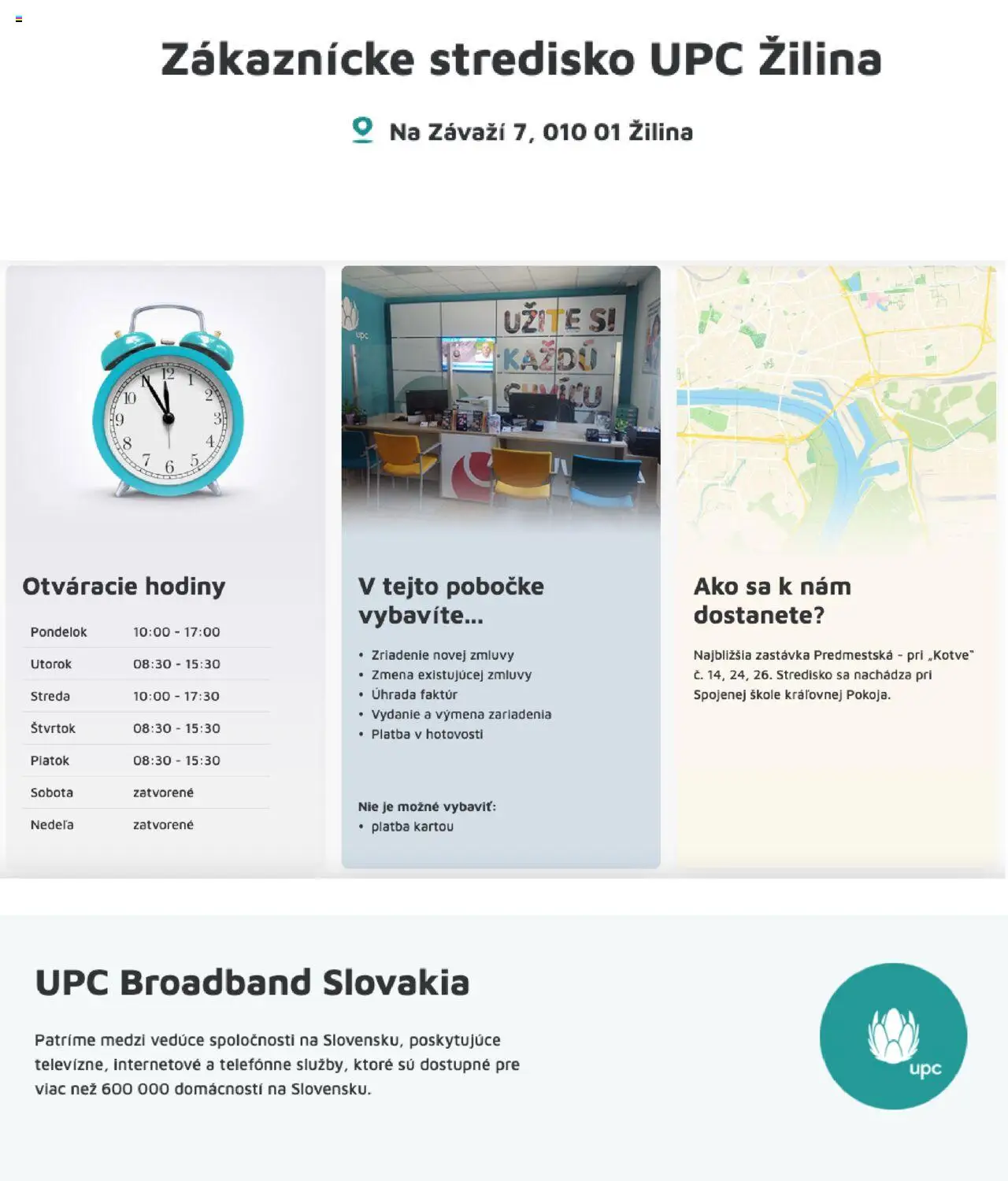 Nové UPC BROADBAND SLOVAKIA, s.r.o. akcie – leták je platný od 21.10.2025 | Strana: 3 | Produkty: Hodiny