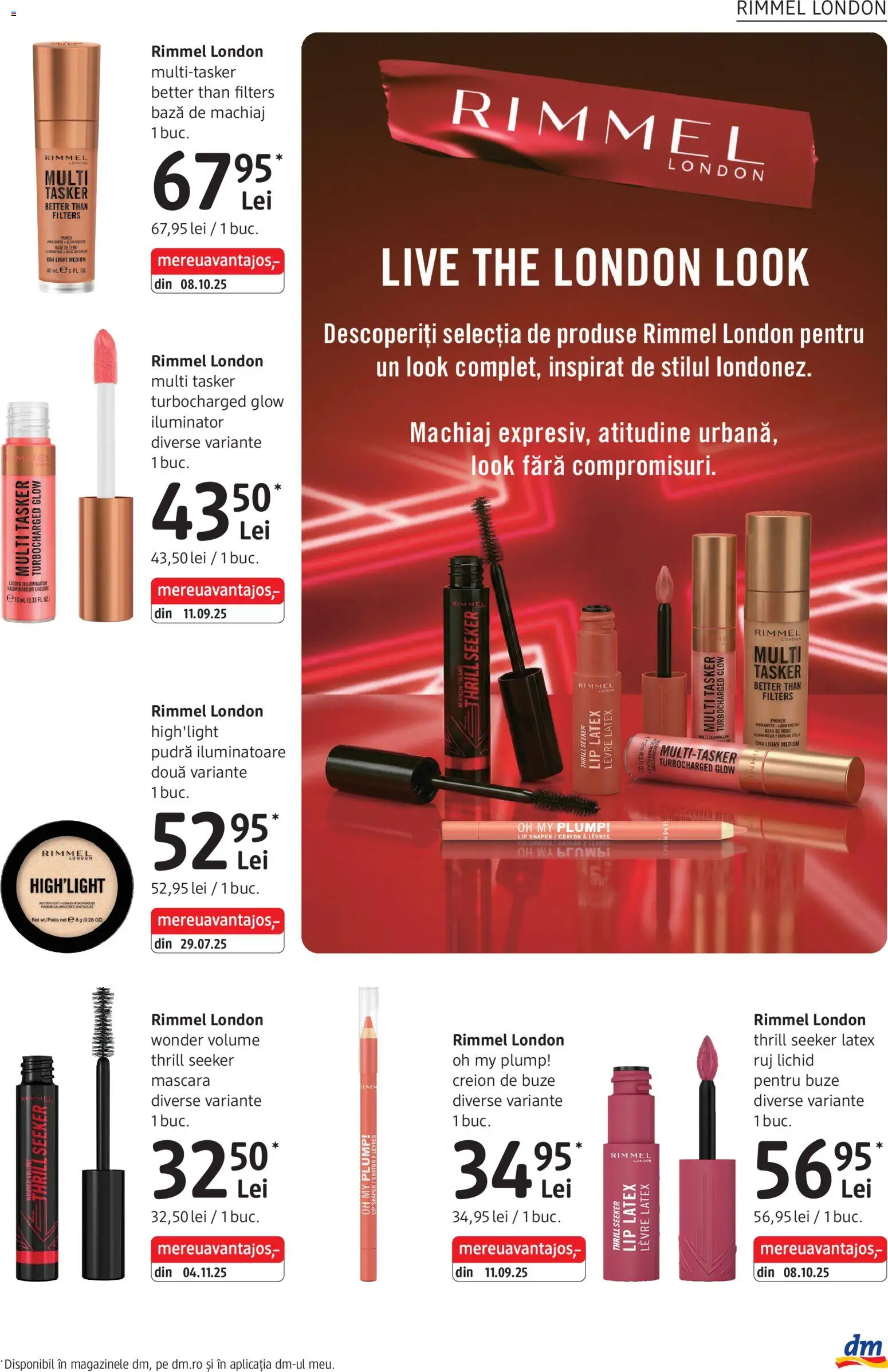 Noul catalog DM drogeriemarkt – valabil de la 05.03.2026 | Pagină: 11 | Produse: Machiaj, Pudră, Iluminator, Mascara