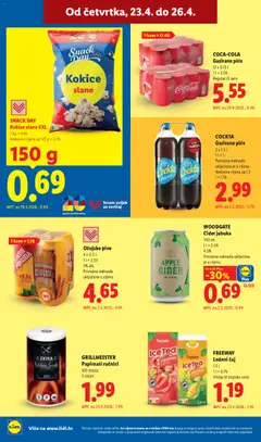 FREEWAY Ledeni čaj, Ledeni čaj, 1.5 l, Višnja ili tropsko voće - Pregled kataloga iz trgovine Lidl, vrijedi od 20.04.2026 | Stranica: 50