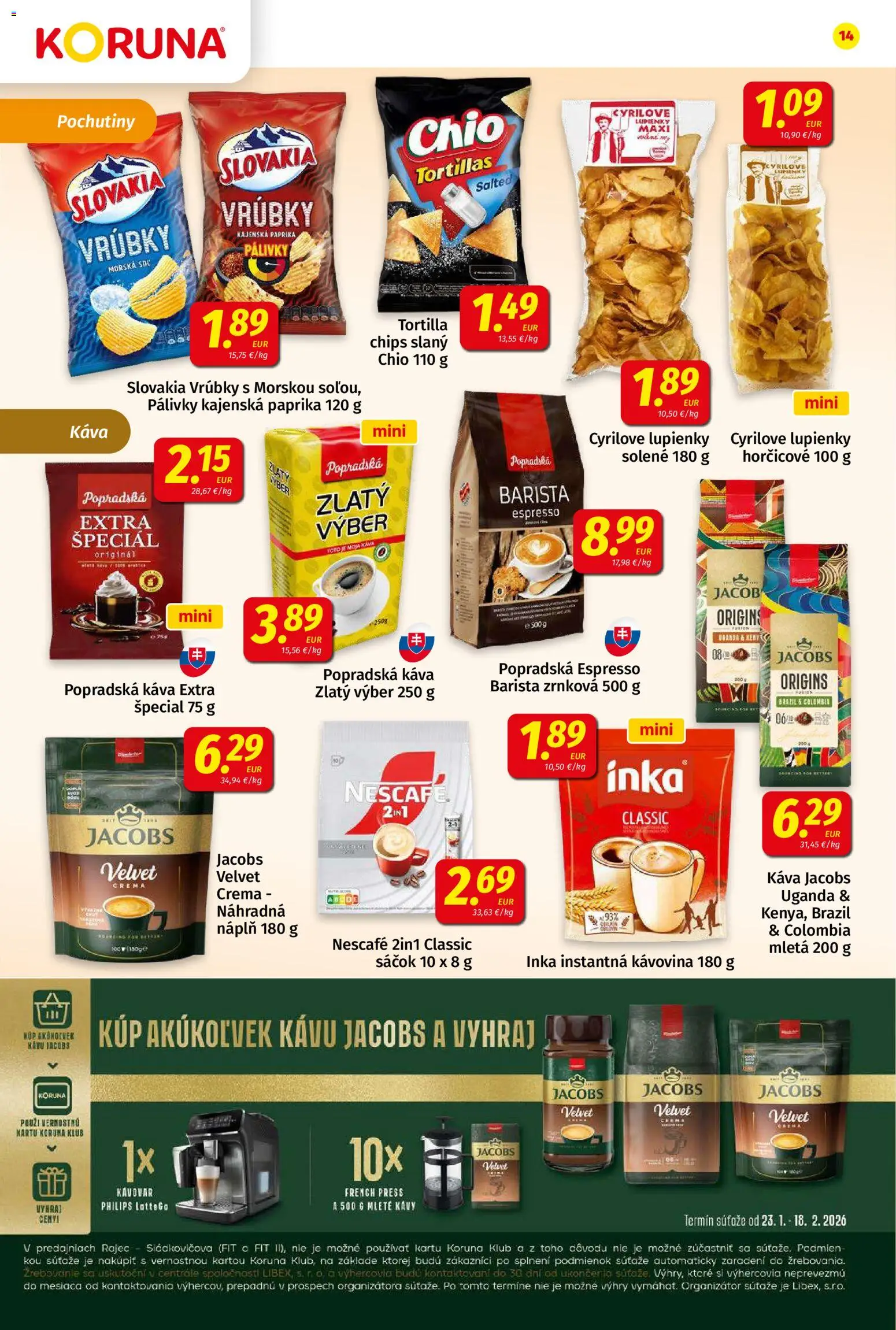 Nové Koruna akcie – leták je platný od 06.02.2026 | Strana: 14