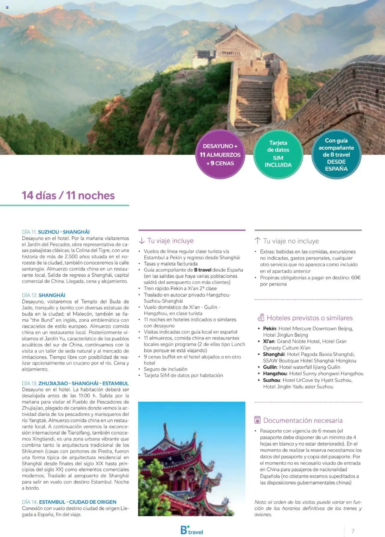 B the travel brand Viajeros Expertos Internacional 2026 │ válido desde el 03.10.2025 | Página: 7 | Productos: Maleta