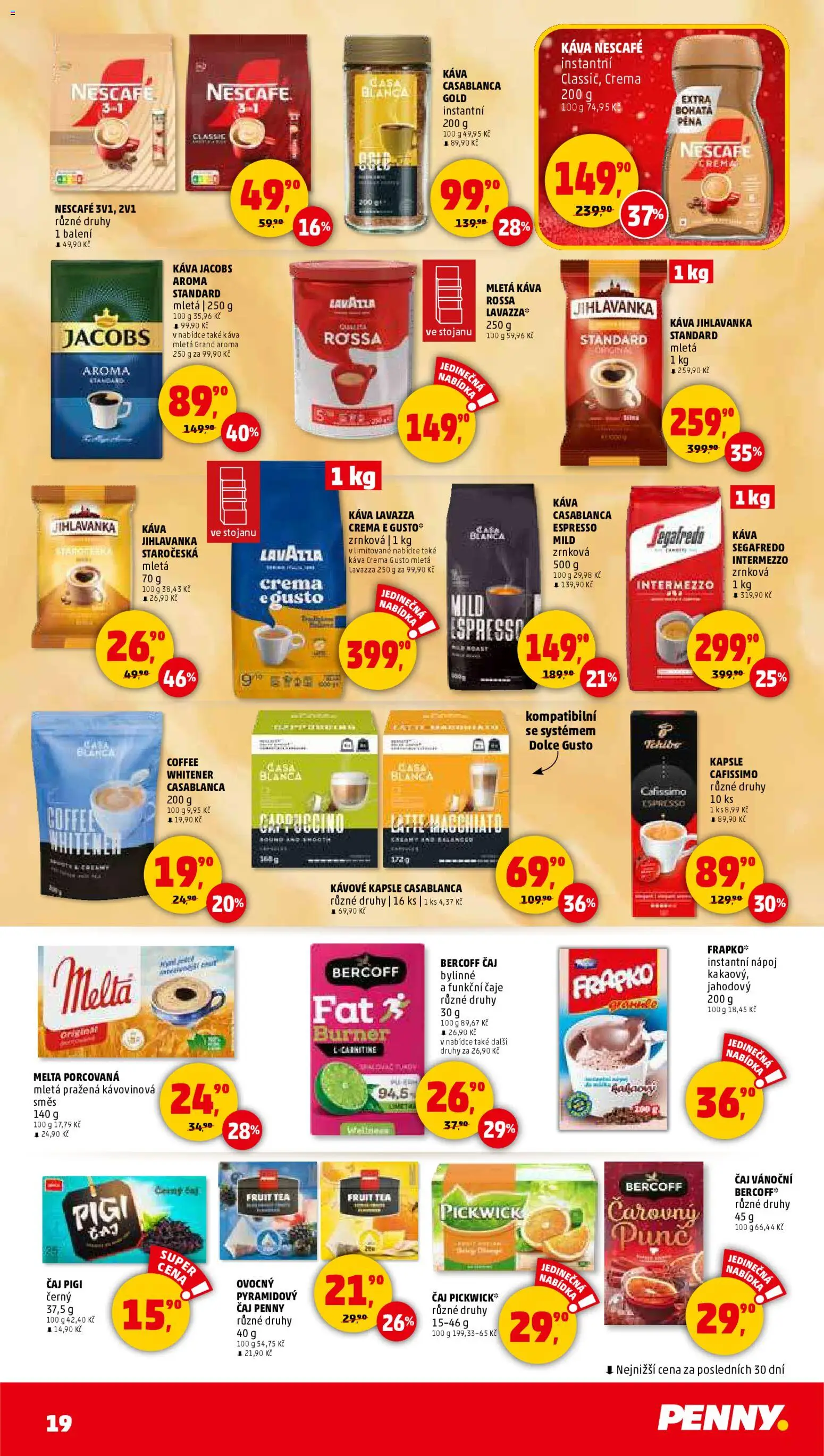 Penny Market leták - Čtvrtečník od 27.11.2025 | Strana: 19 | Produkty: Káva, Kapsle, Lavazza, Jihlavanka