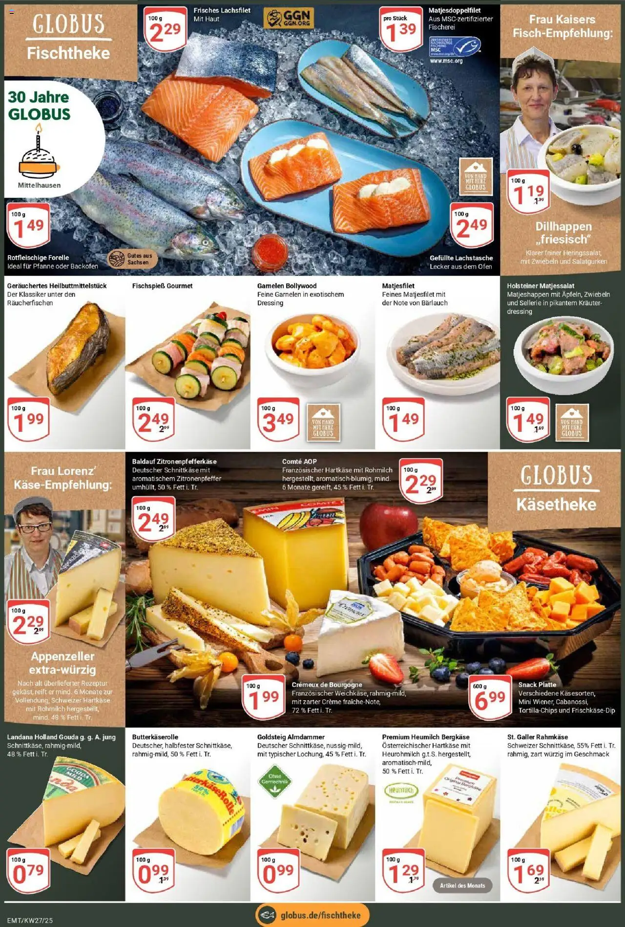 Globus prospekt Mittelhausen	 - gültig ab dem 29.06.2025 | Seite: 2 | Produkte: Butter, Dressing, Backofen, Dill