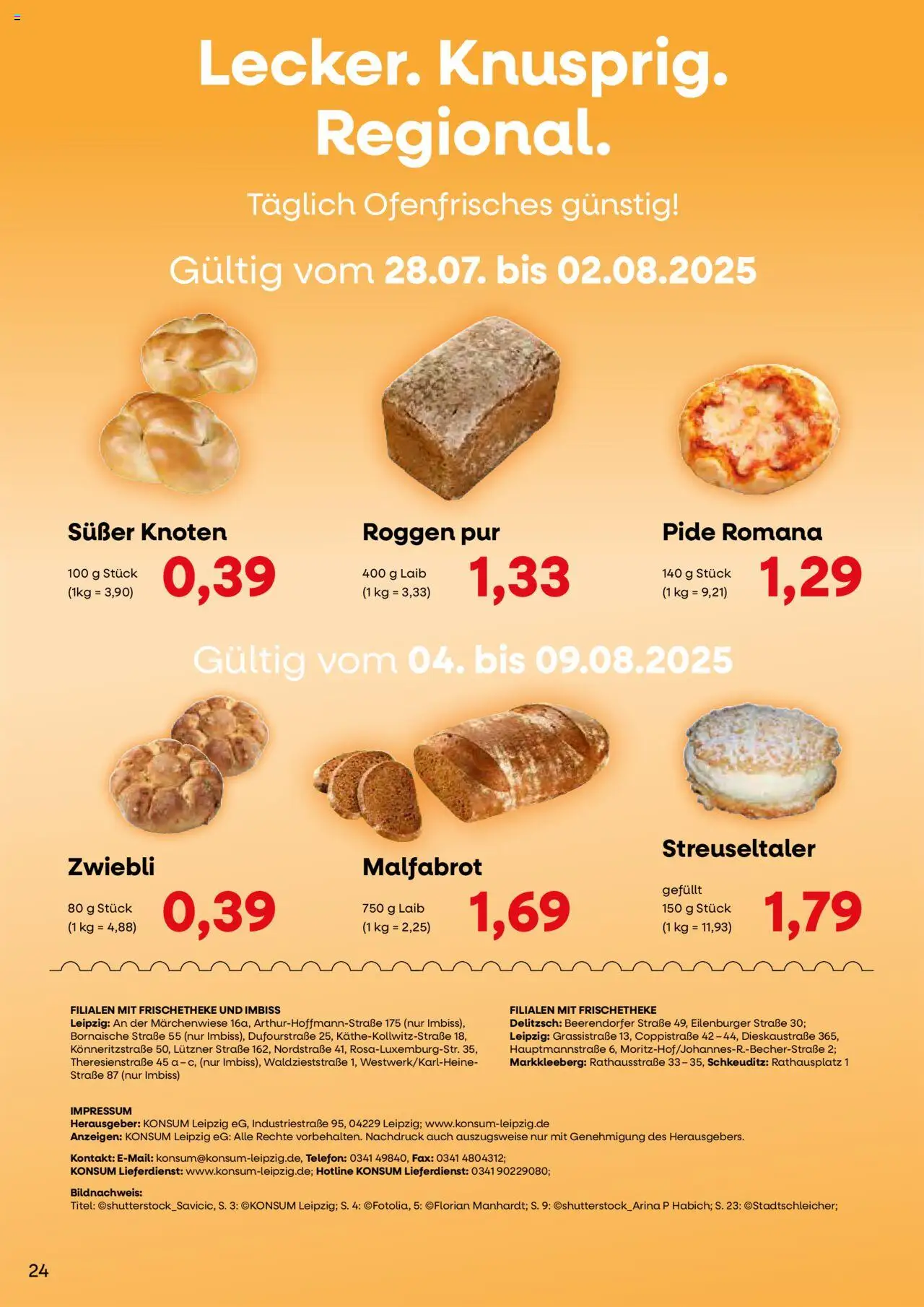 KONSUM Leipzig - Nah. Frisch. Freundlich. - gültig ab dem 28.07.2025 | Seite: 24 | Produkte: Telefon
