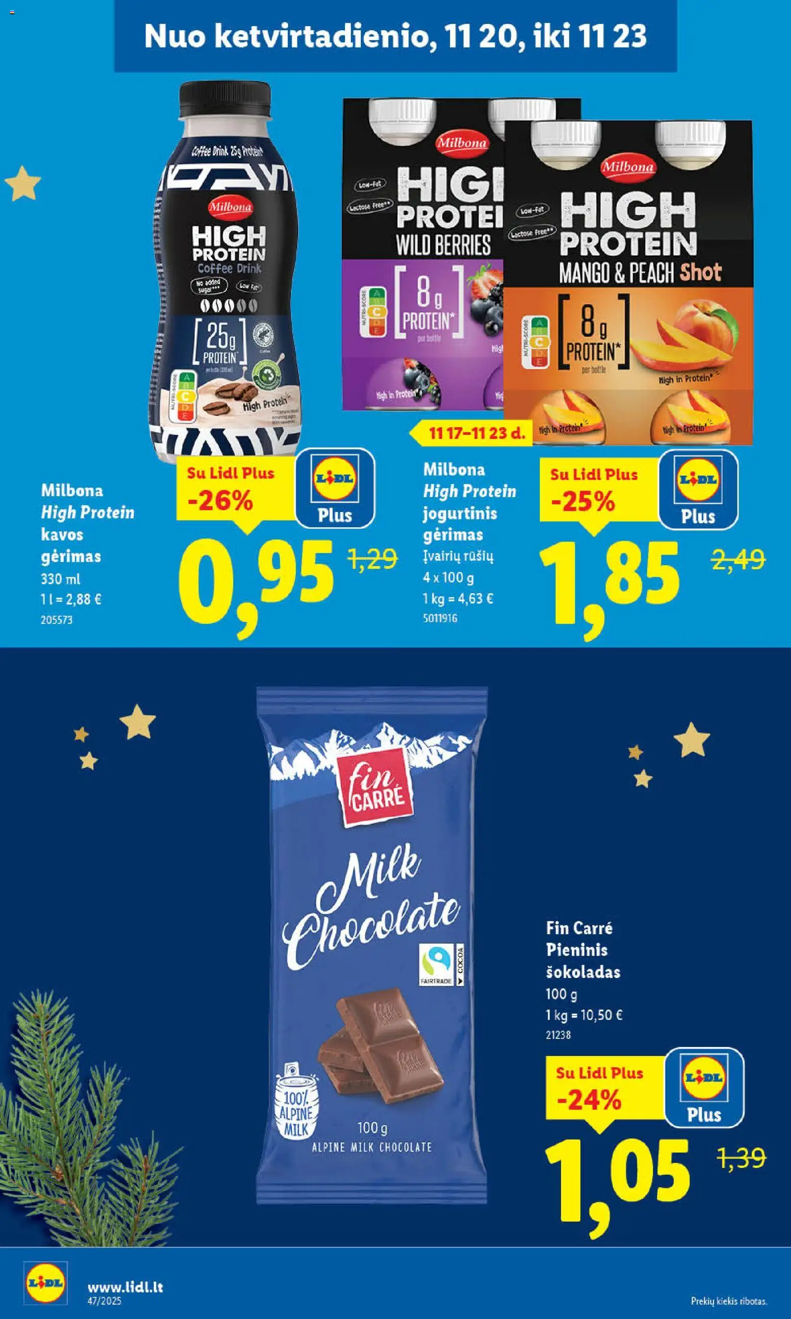 LIDL akcijos nuo 17.11.2025 | Puslapis: 44 | Prekių: Šokoladas