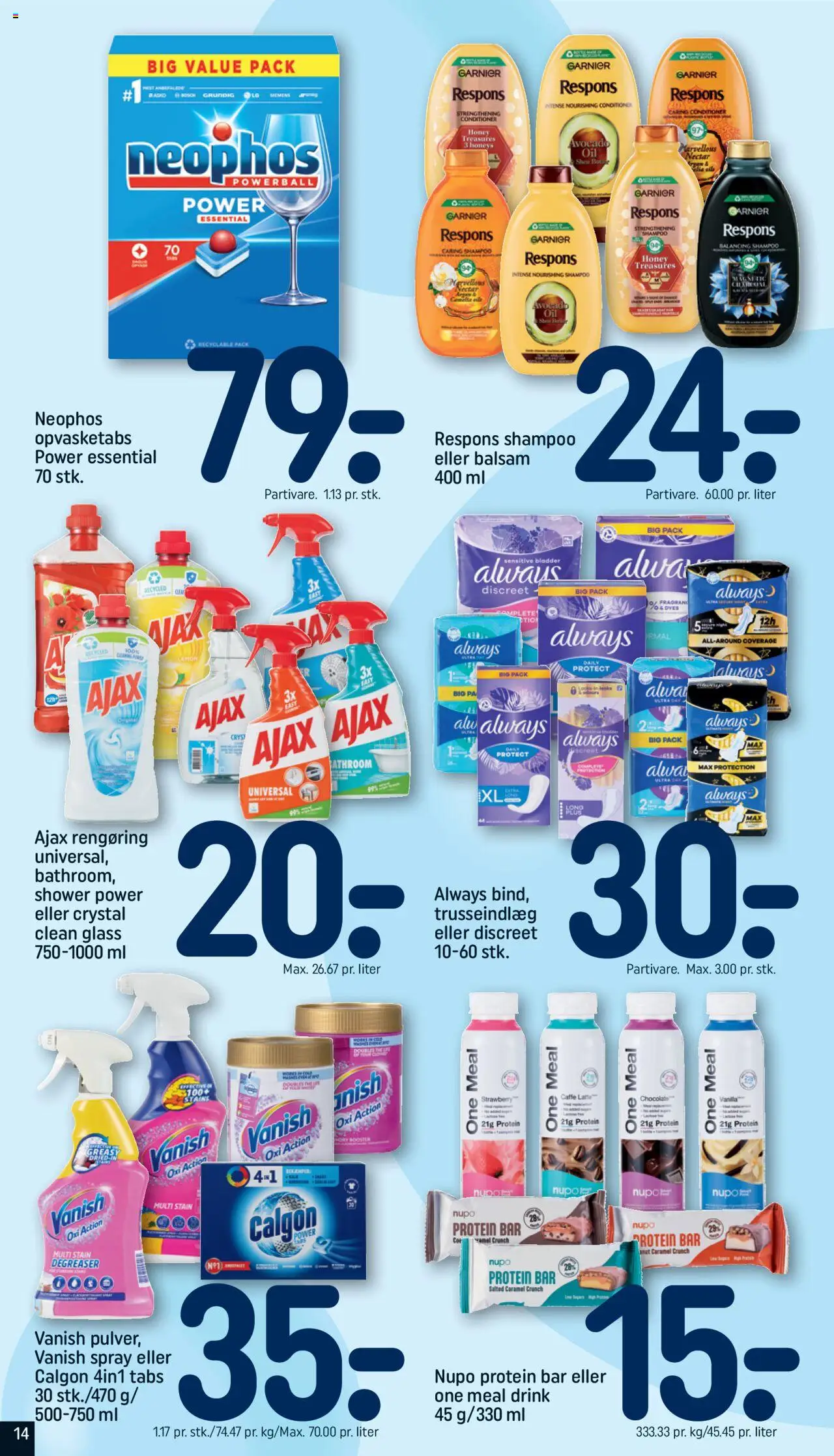 Rema 1000 tilbudsavis – gyldig fra 19.10.2025 | Side: 14 | Produkter: Shampoo, Balsam, Avocado, Tablets