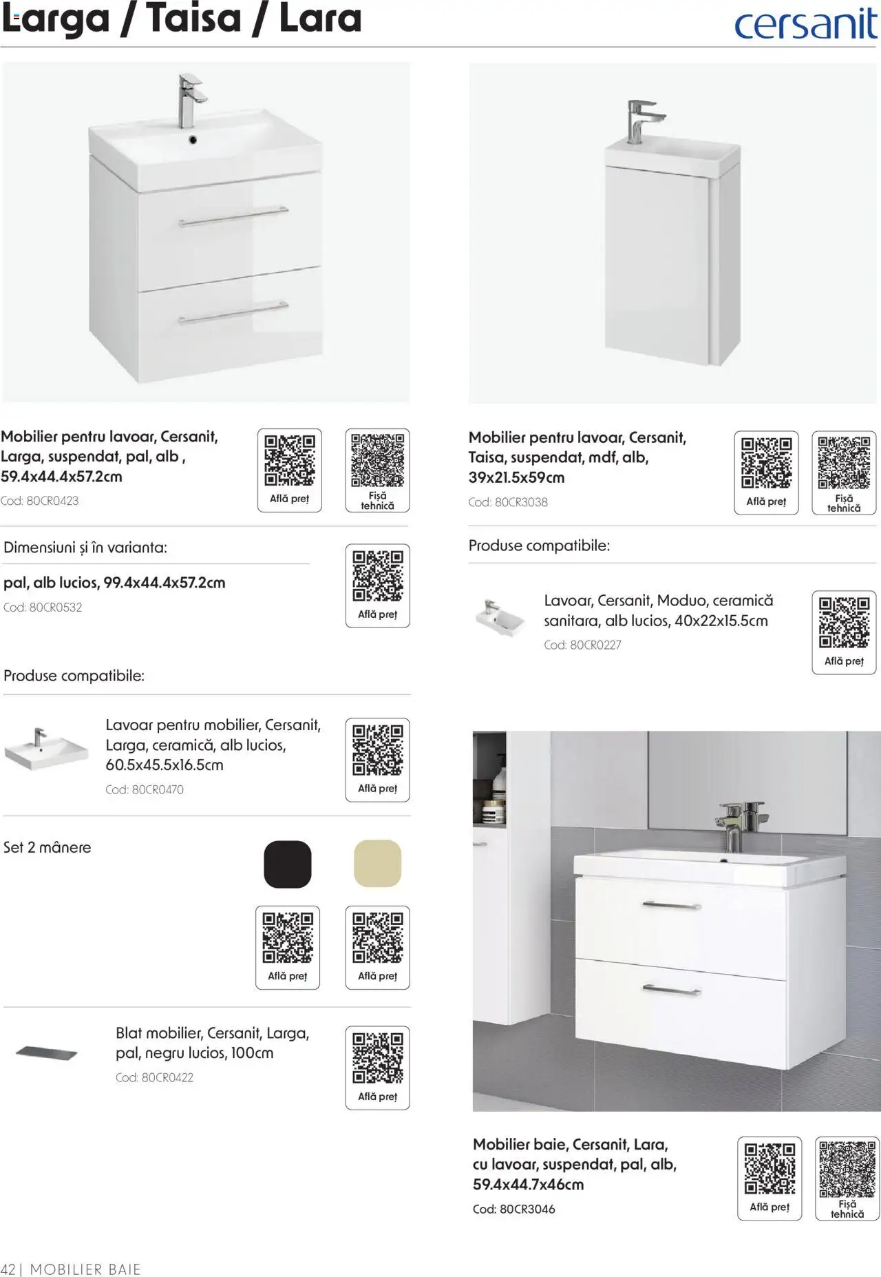Catalog Romstal – valabil de la 25.11.2024 | Pagină: 42 | Produse: Lavoar