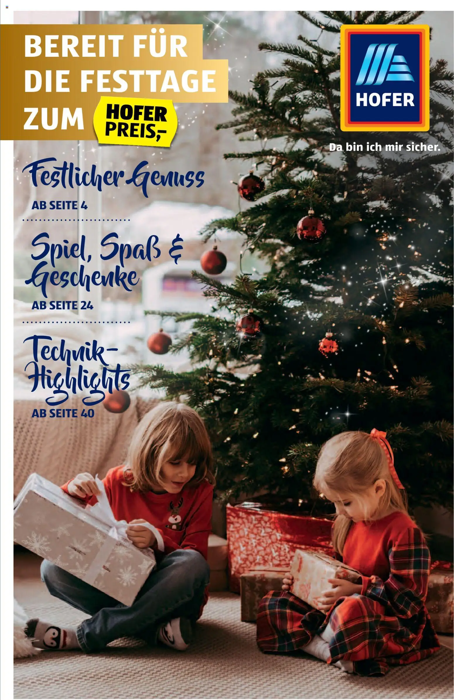Hofer Weihnachtskatalog gültig ab 05.11.2025 | Seite: 1