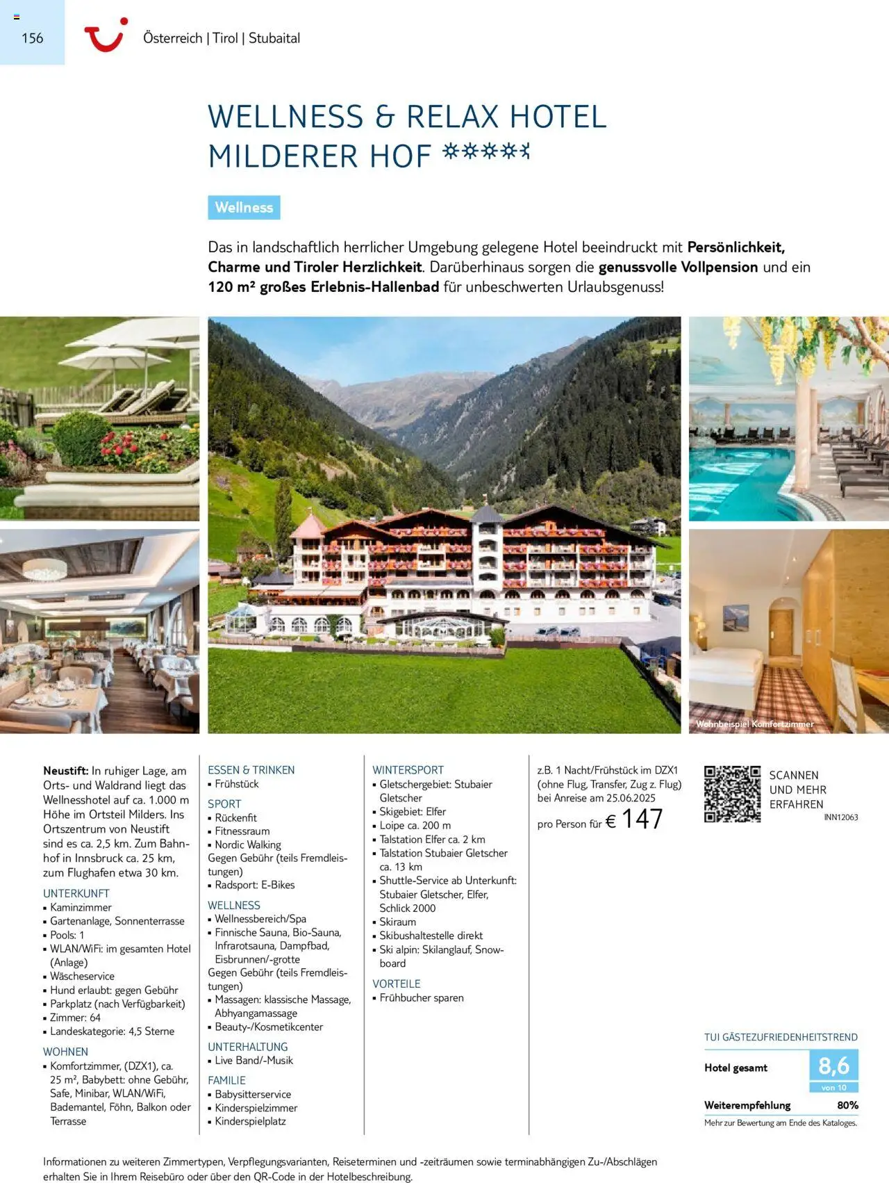 Aida - Urlaub mit eigener Anreise 2025/26 – gültig ab 01.11.2024 | Seite: 156 | Produkte: Babybett, Walking, Ski