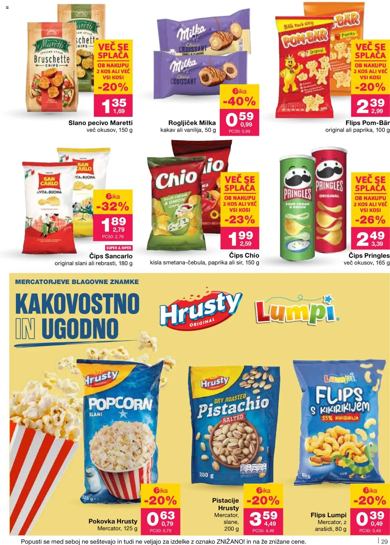 Mercator katalog │ velja od 07.08.2025 | Stran: 31 | Izdelki: Paprika, Pistacije, Kos, Flips